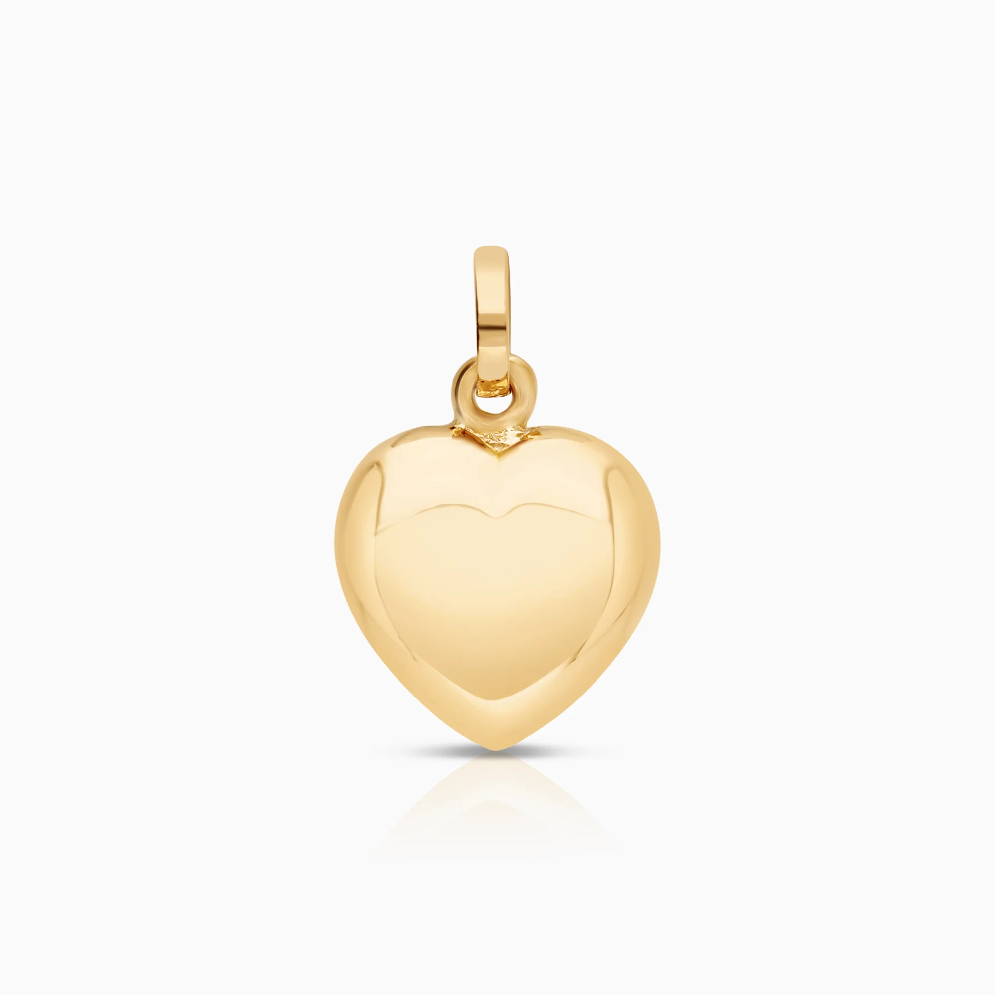 Heart pendant 0.70g 18K gold