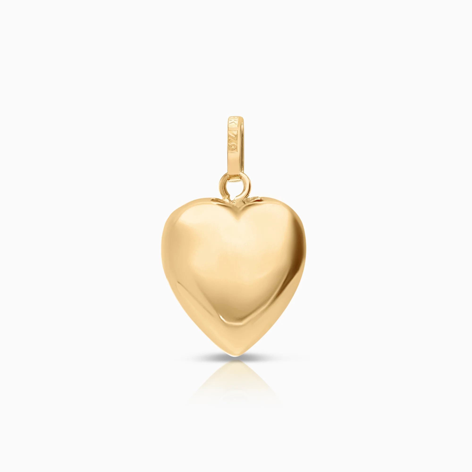 Pendant heart, 0.73g, 18K gold