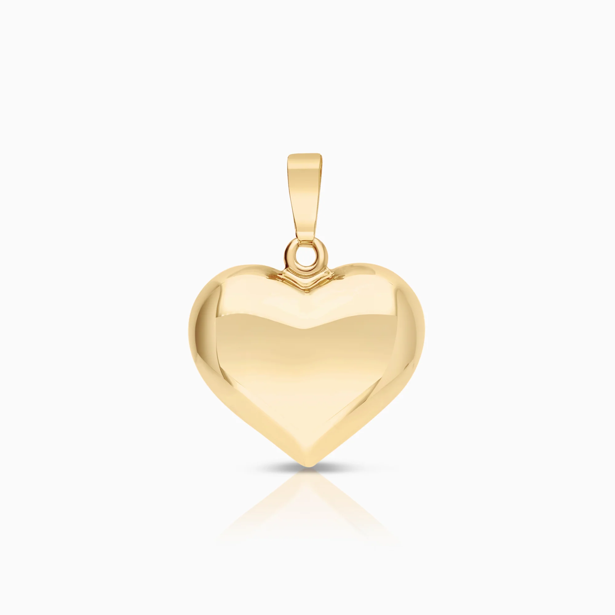 Pendant heart 0.77g 14K gold