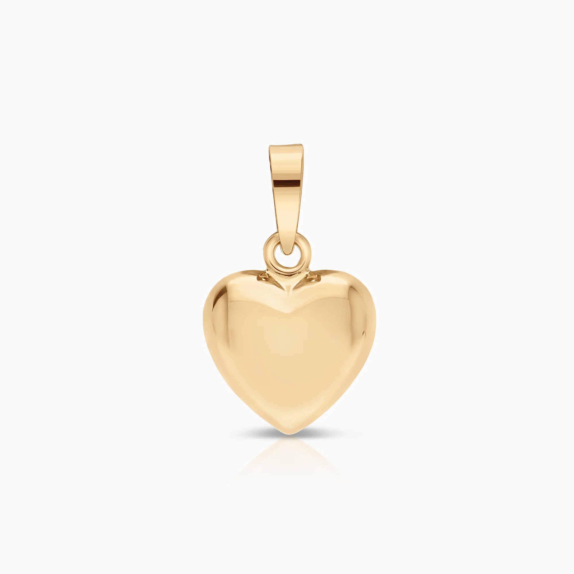 Heart pendant 0.89g 18K gold