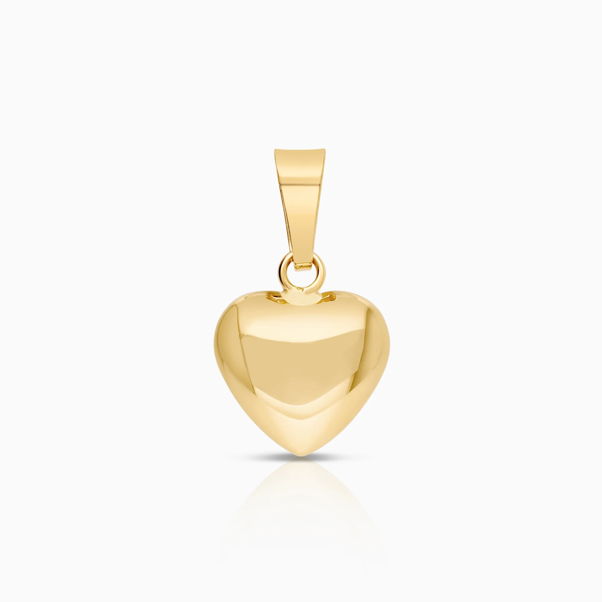 Heart pendant 0.91g 18K gold
