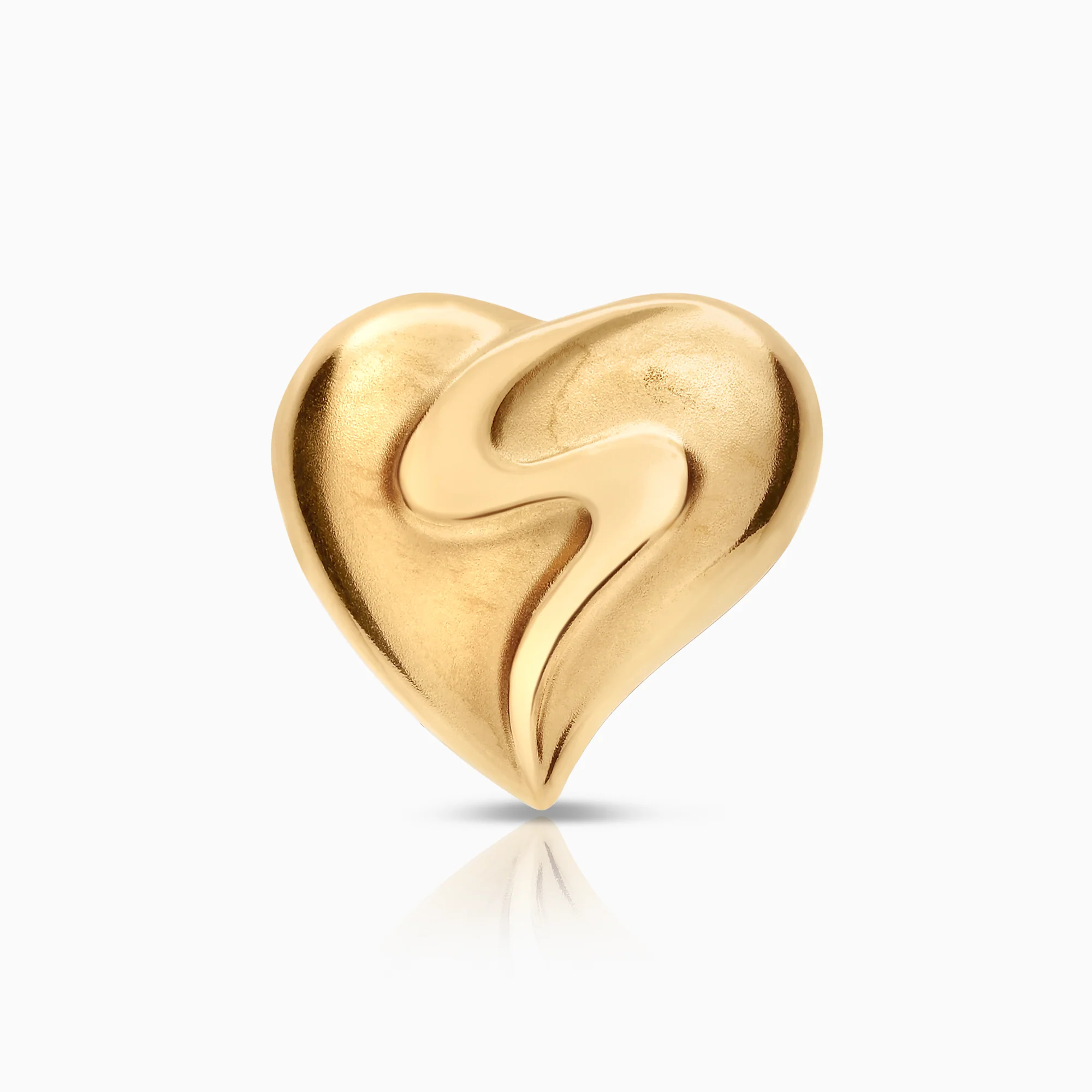 Heart pendant 0.92g 18K gold