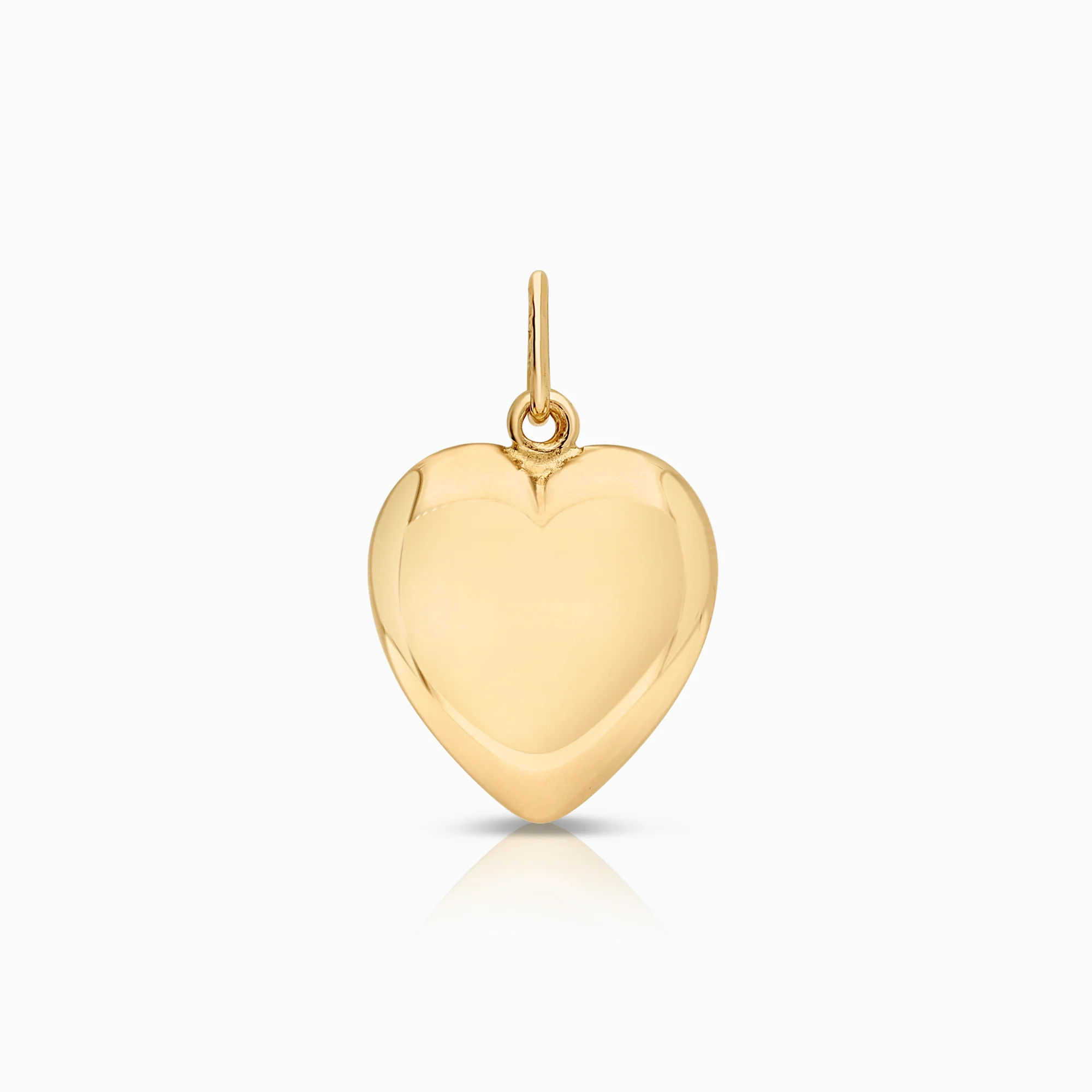 Pendant heart 0.93g 18K gold