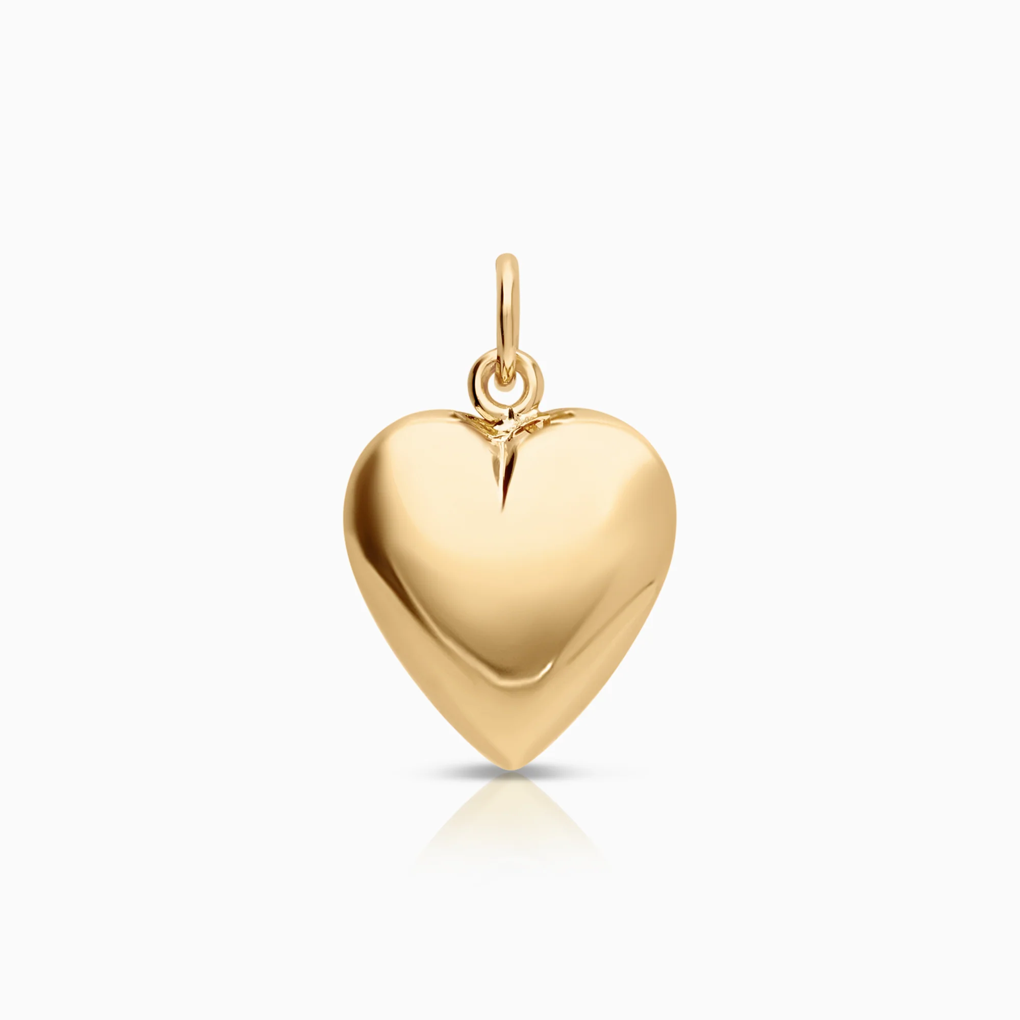 Pendant heart 0.94g 18K gold