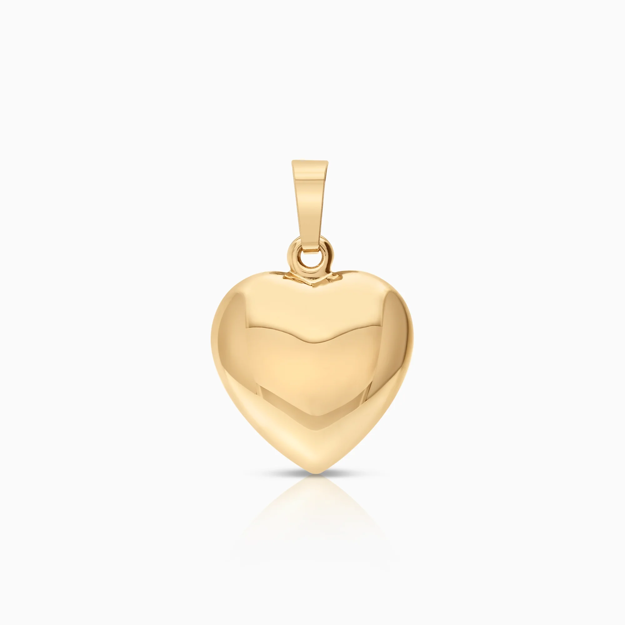Pendant heart 0.96g 18K gold