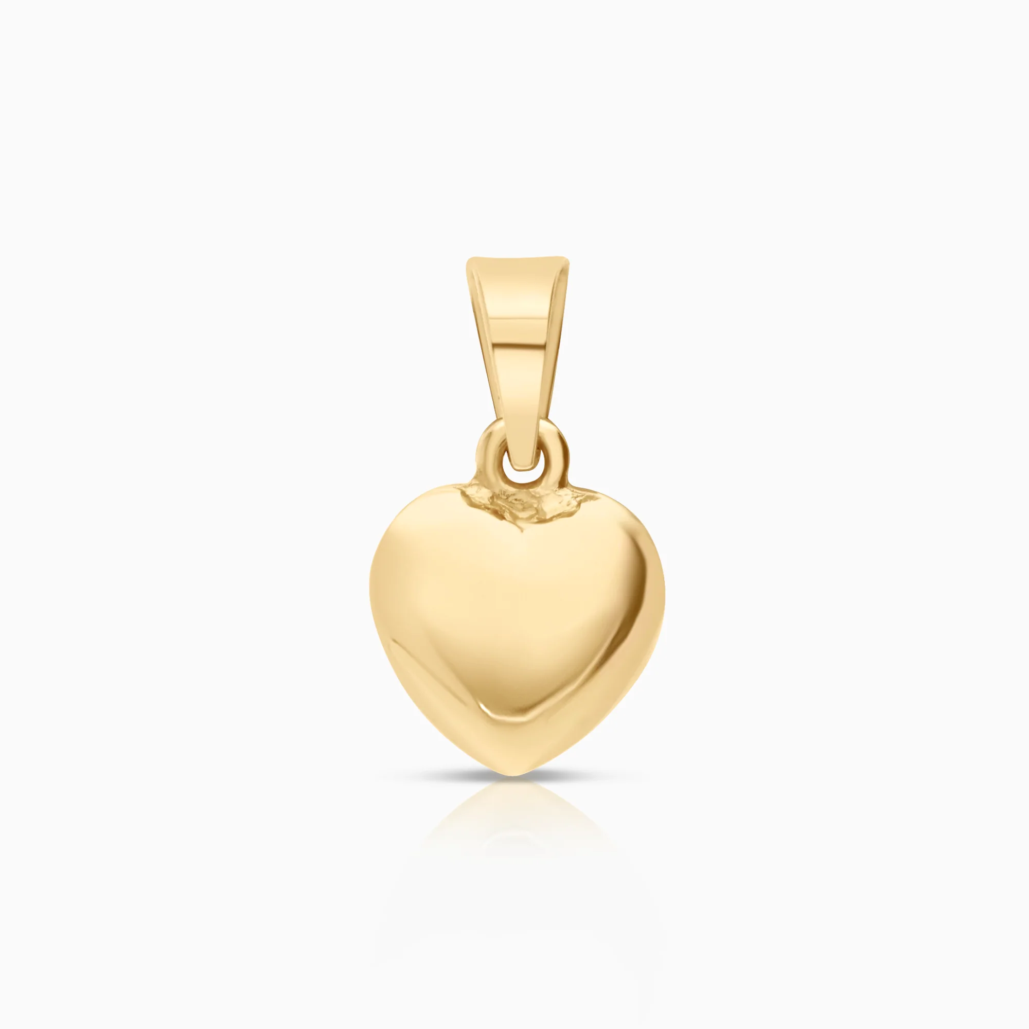 Pendant heart 0.96g 18K gold
