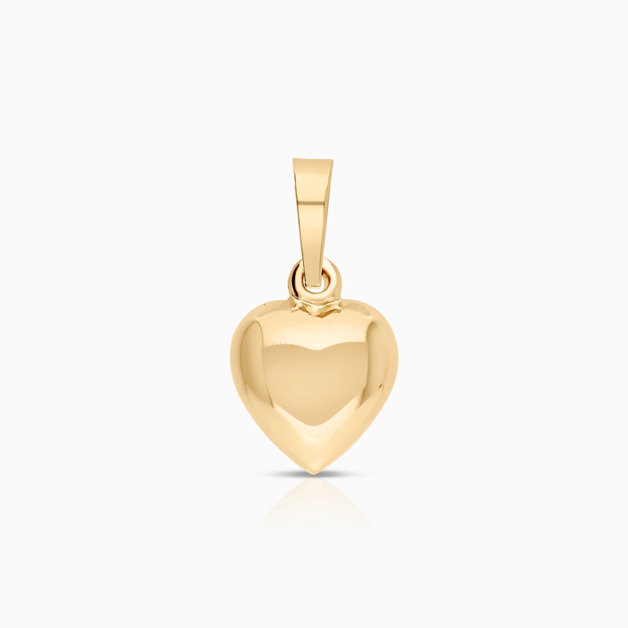 Heart pendant 0.99g 18K gold