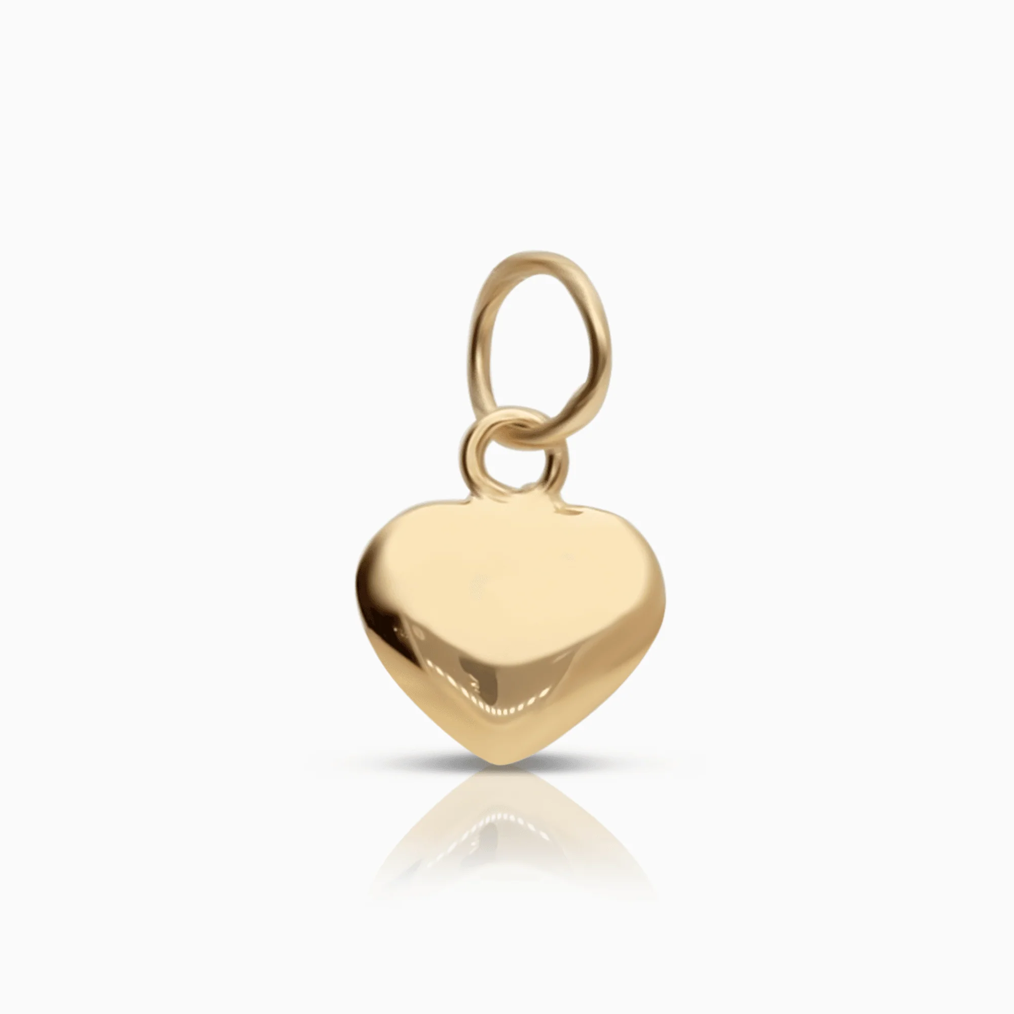 Heart pendant 0.13g 18K gold