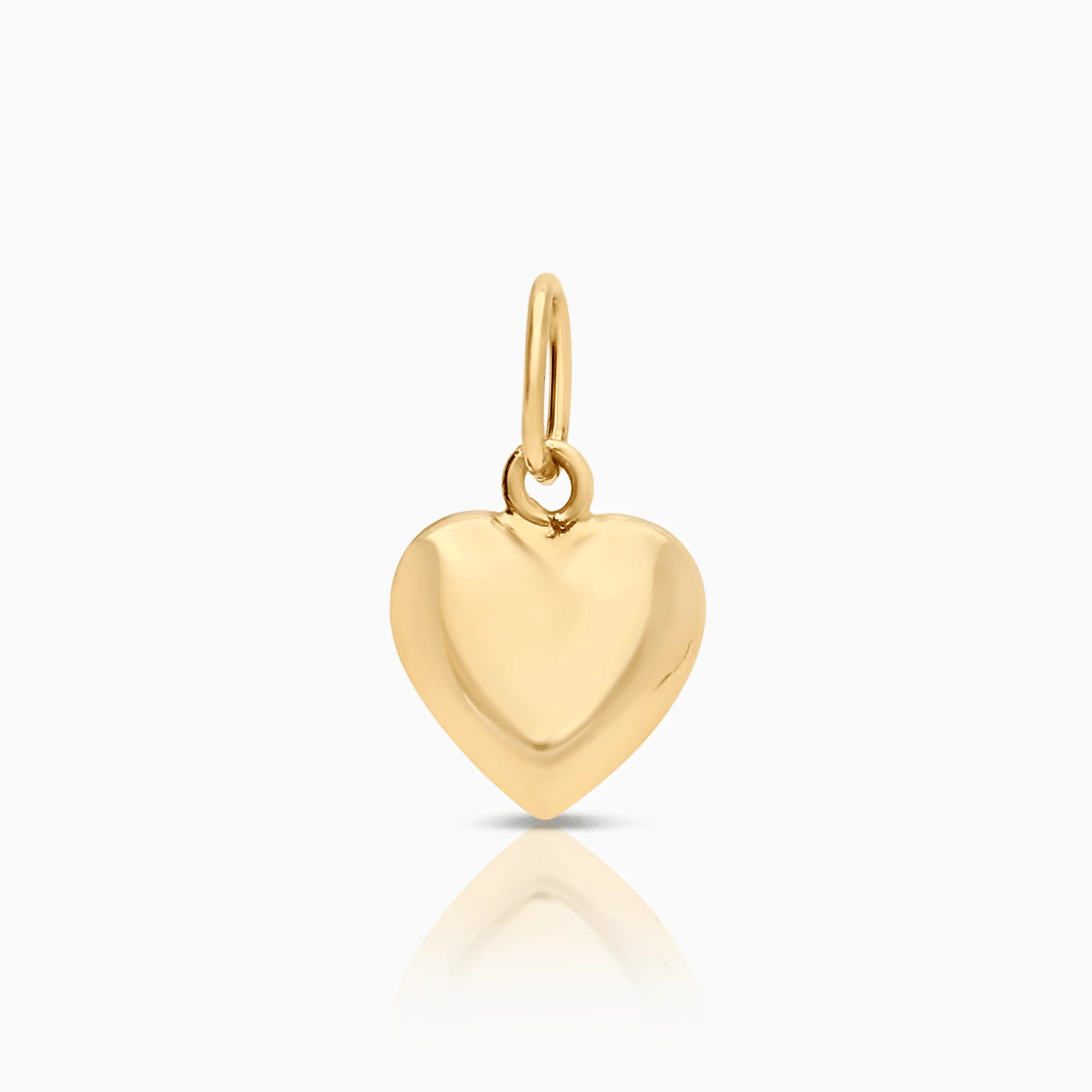 Heart pendant 0.19g 18K gold
