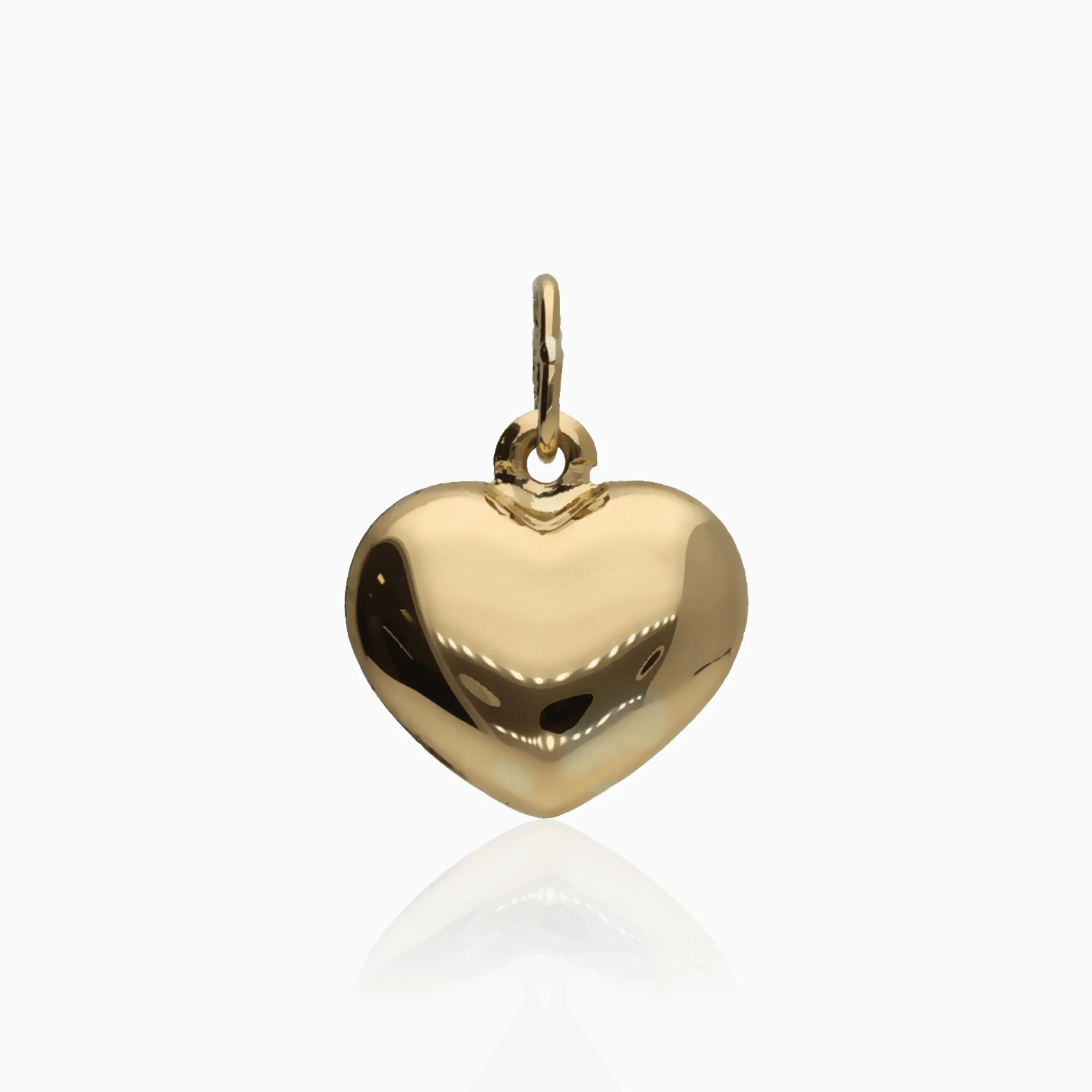Pendant heart 0.20g 18K gold