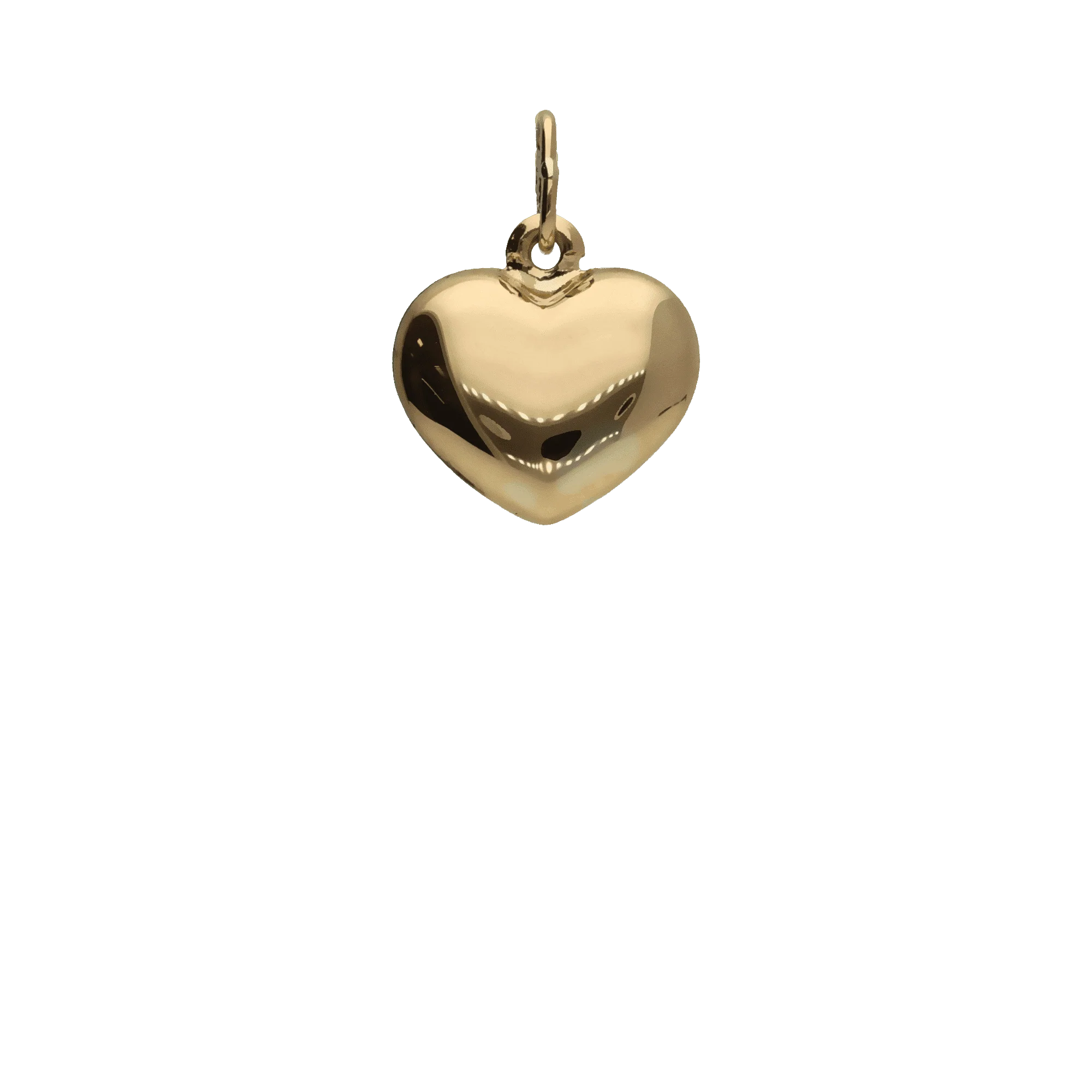 Pendant heart 0.20g 18K gold - Image 2