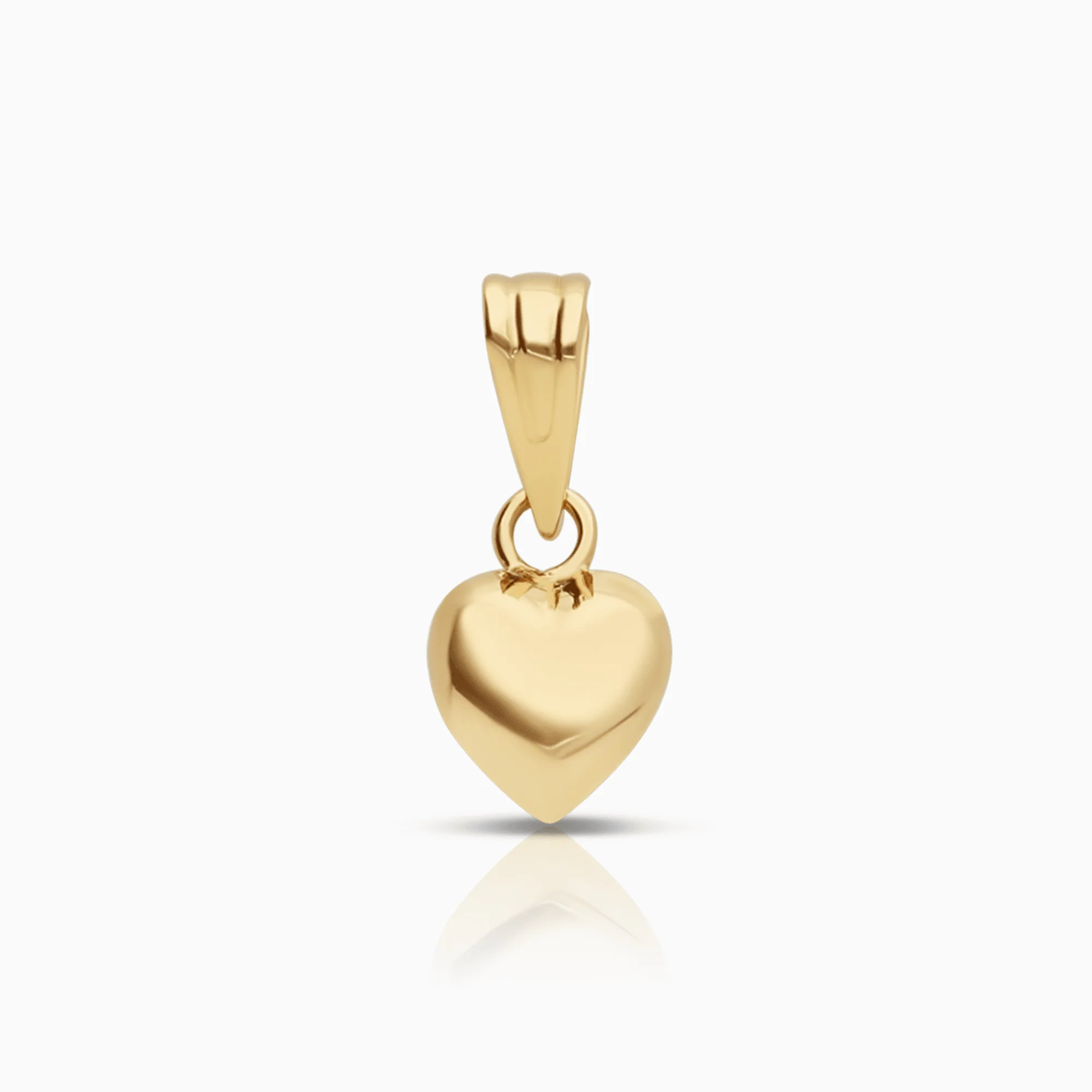 Heart pendant 0.21g 18K gold