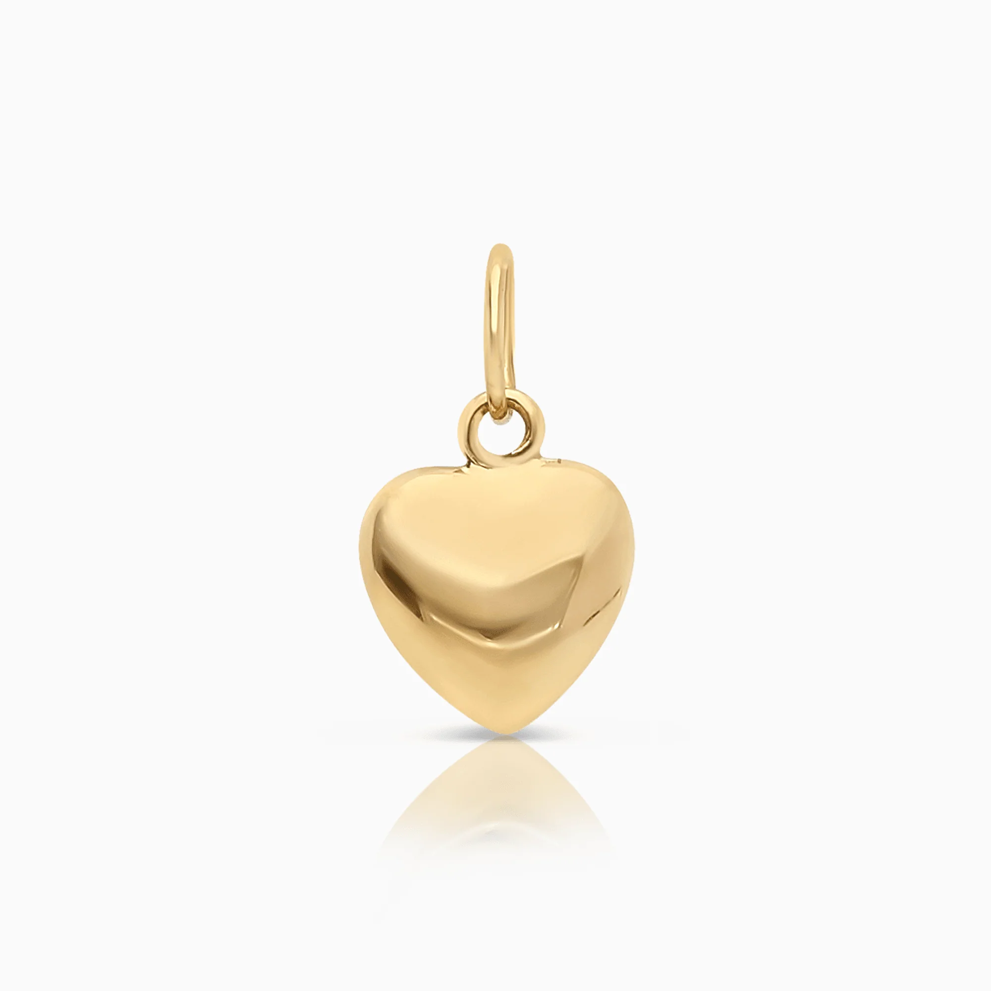 Heart pendant 0.21g 18K gold