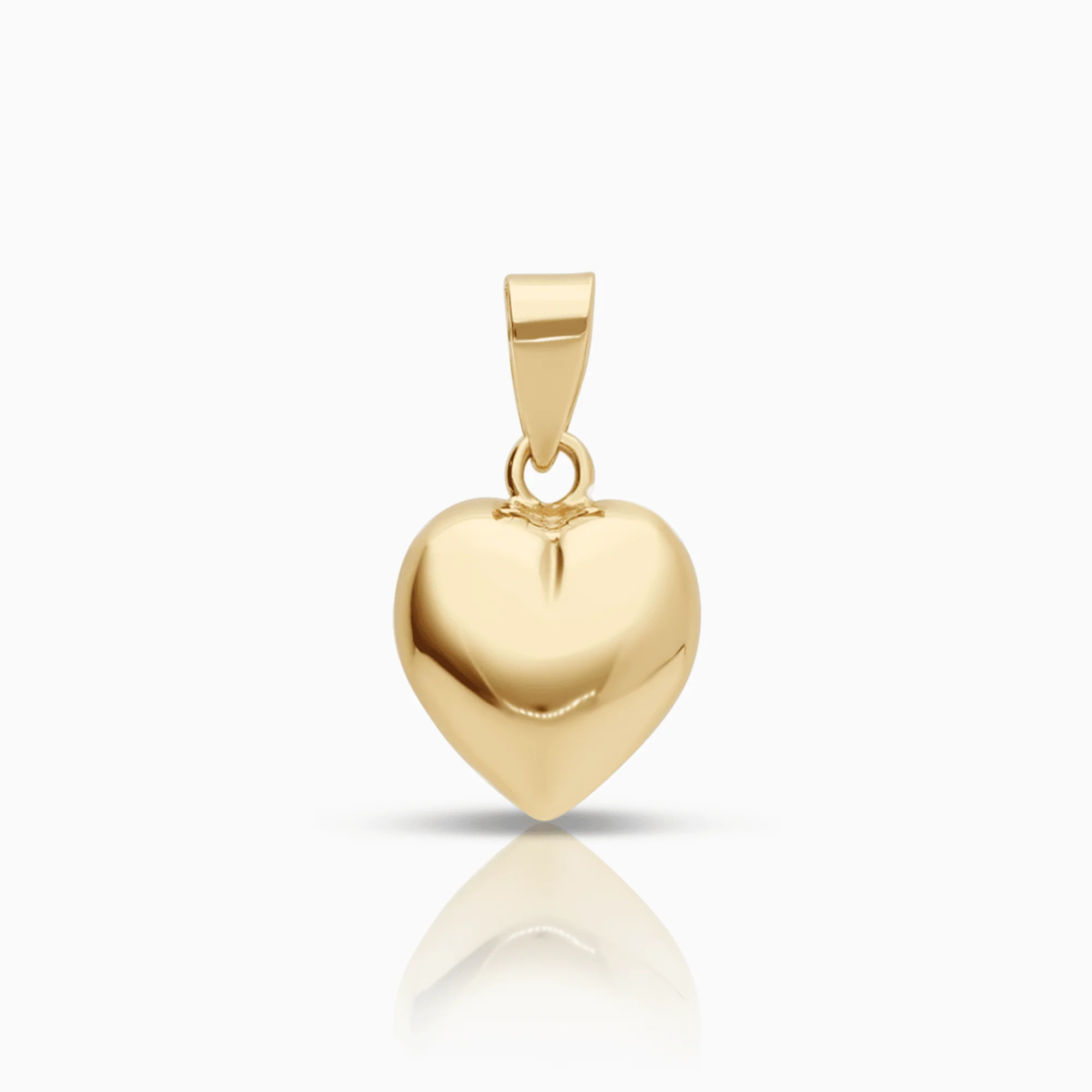 Heart pendant 0.23g 18K gold