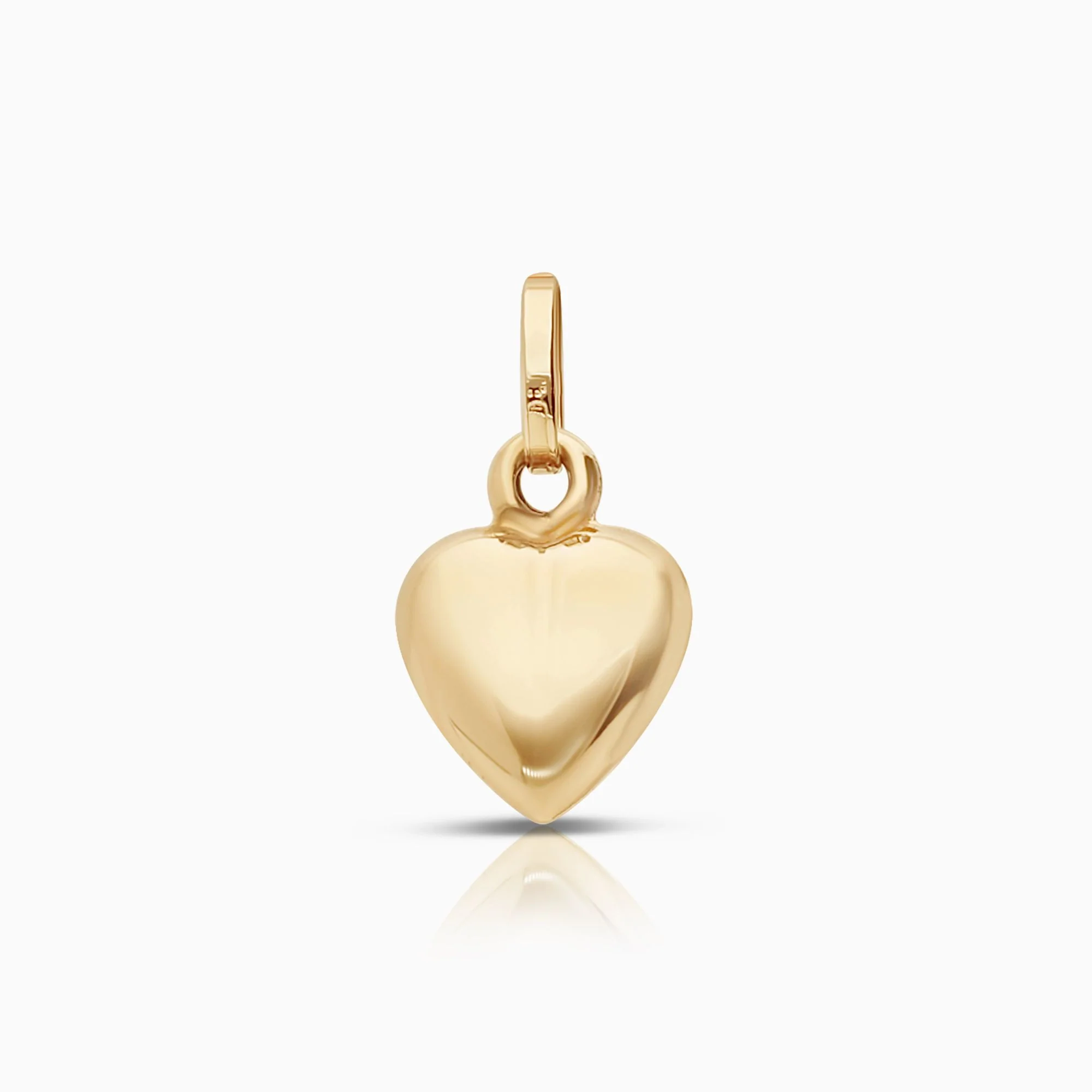 Heart pendant 0.26g 18K gold