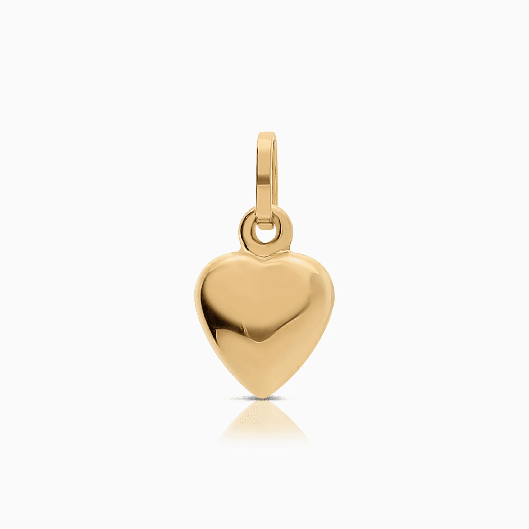 Pendant heart 0.30g 18K gold