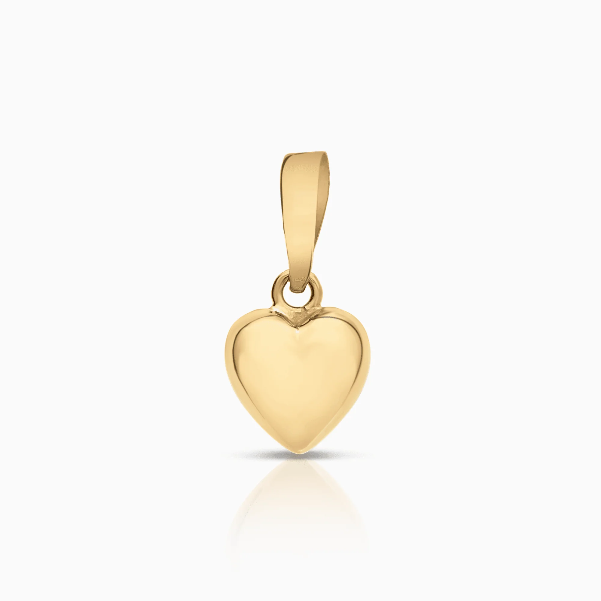 Pendant heart 0.30g 18K gold
