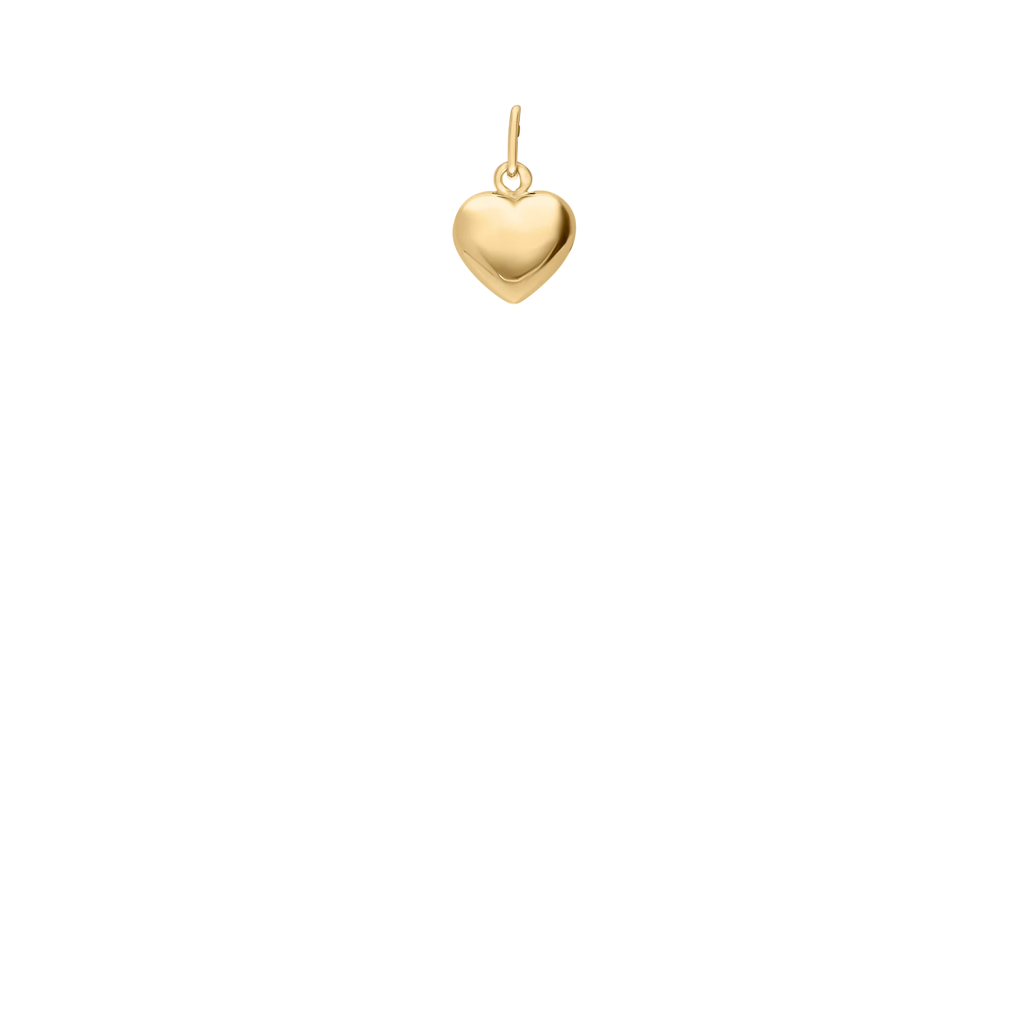 Pendant heart 0.30g 18K gold - Image 2