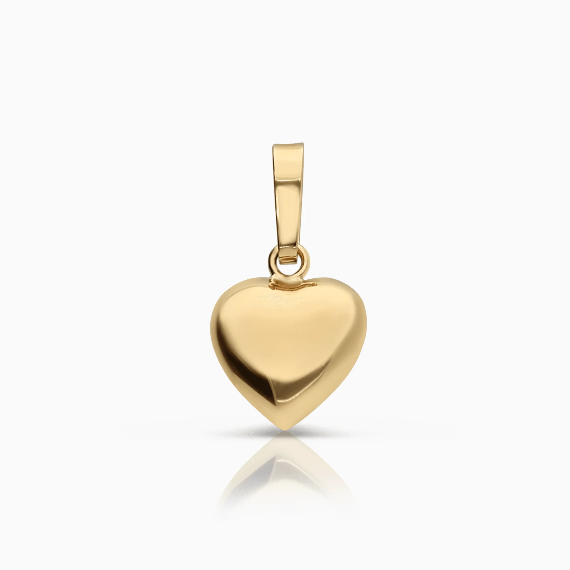 Heart pendant 0.32g 18K gold