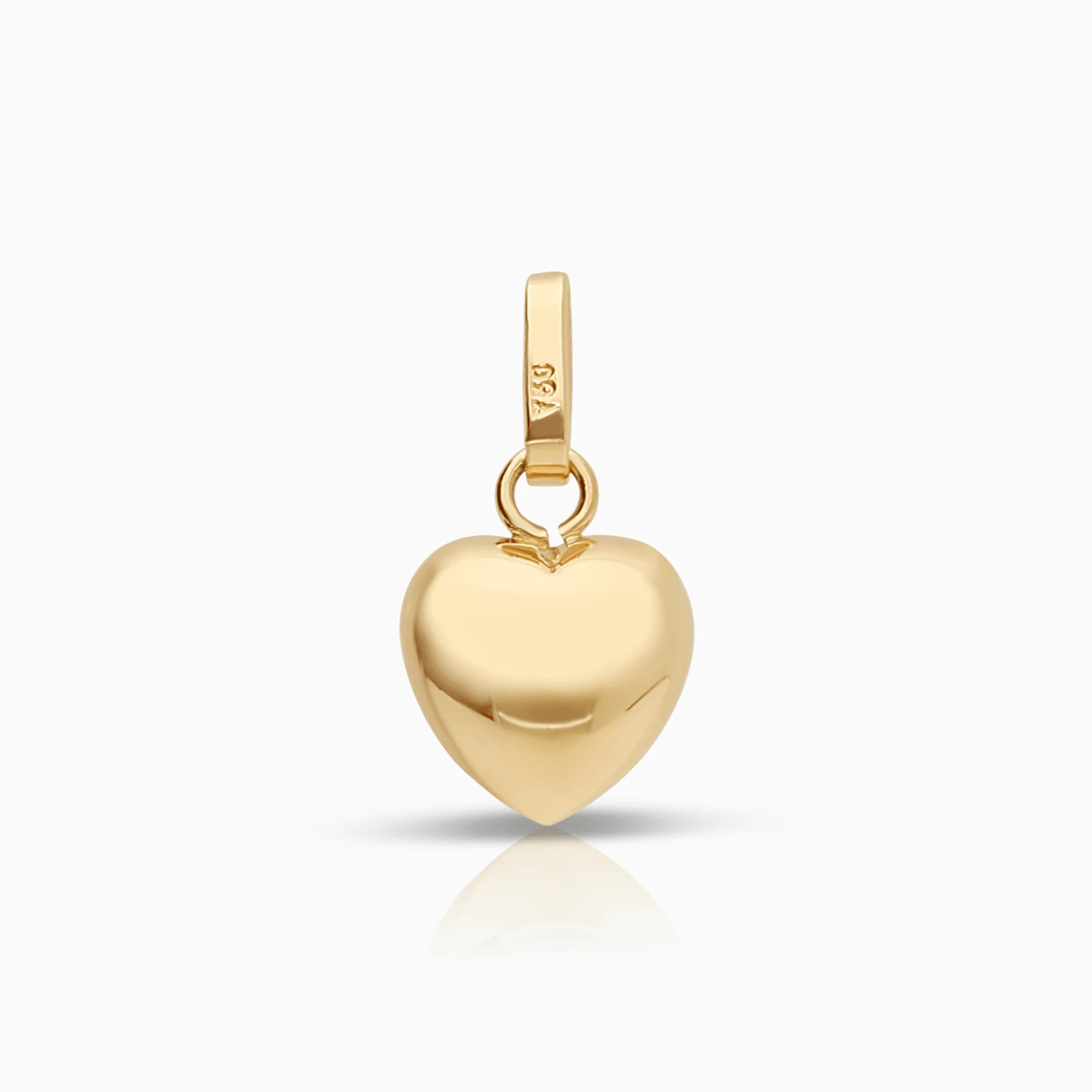 Heart pendant 0.32g 18K gold