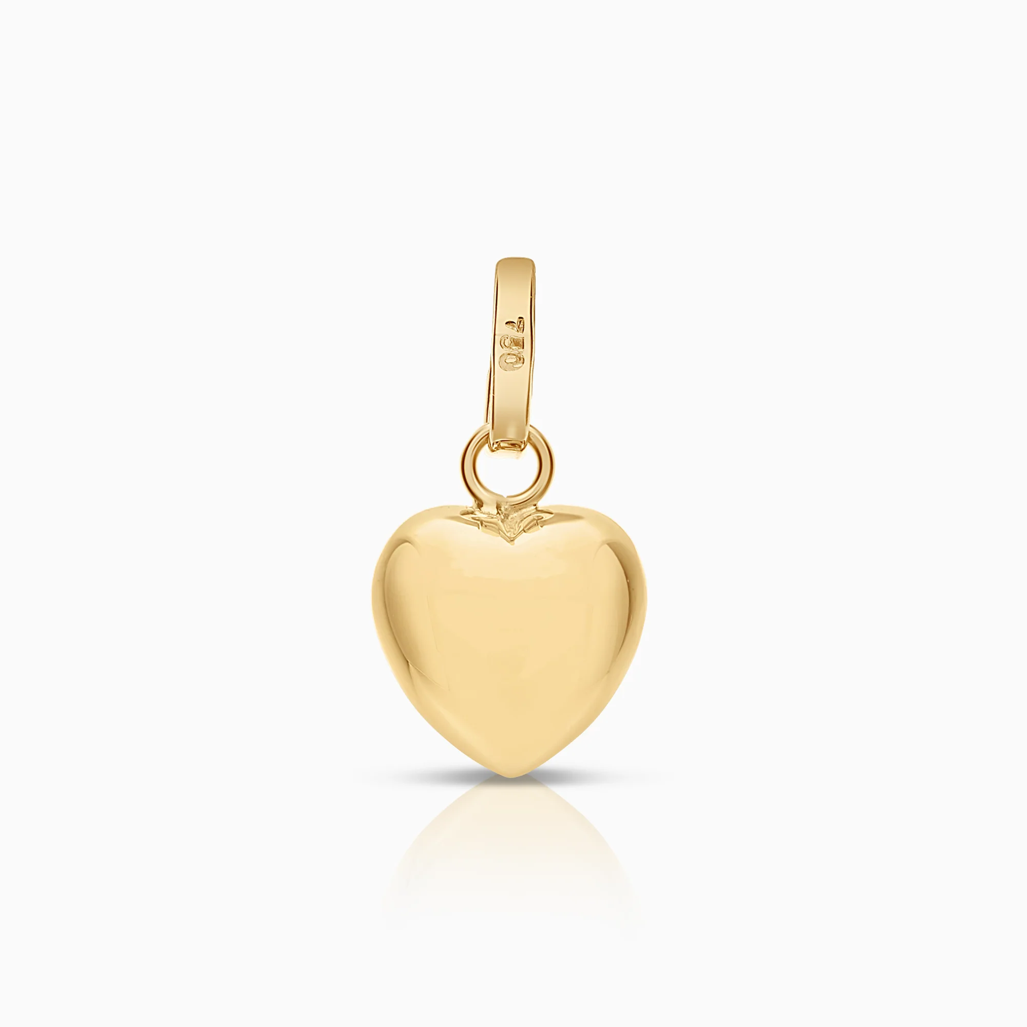Heart pendant 0.32g 18K gold