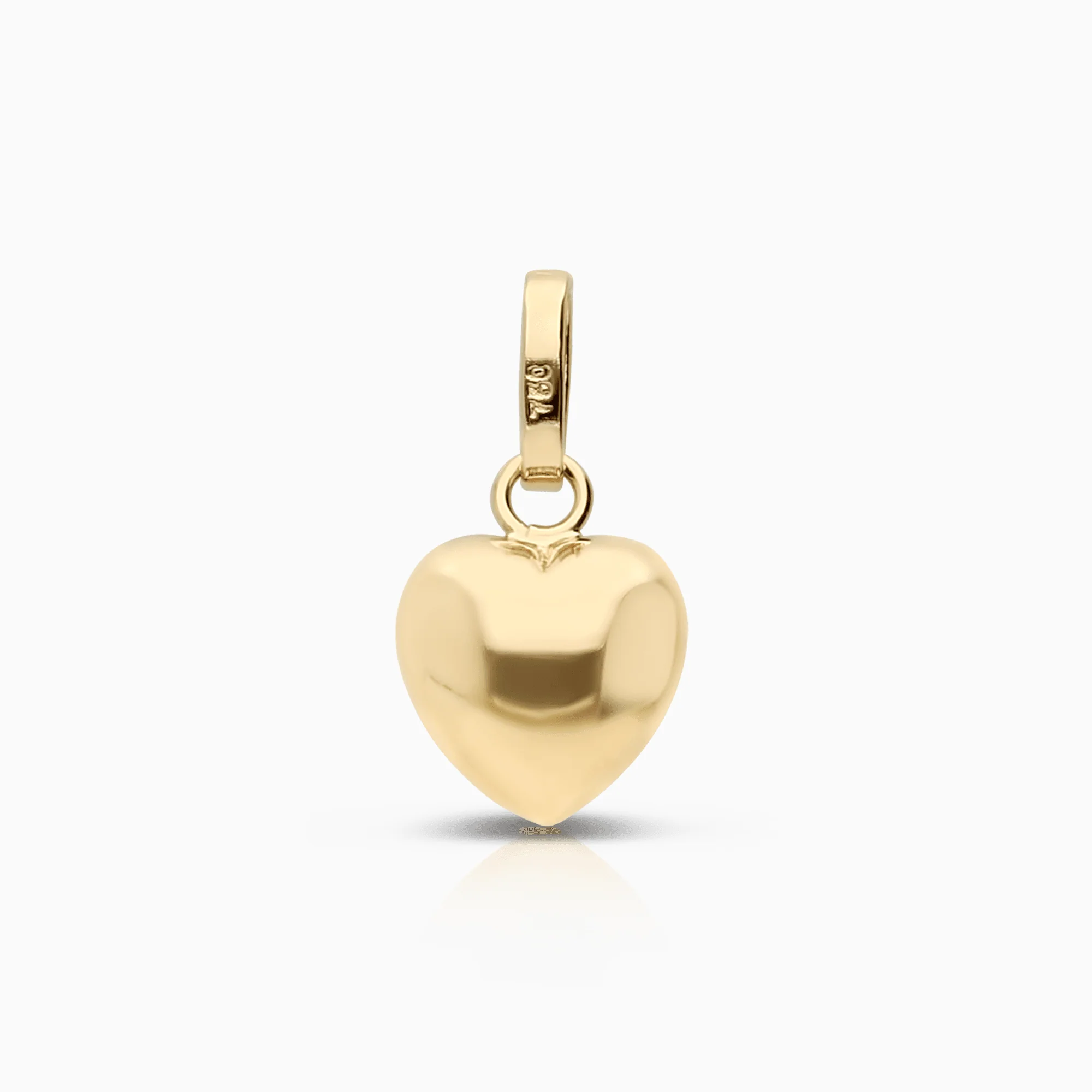Heart pendant 0.33g 18K gold