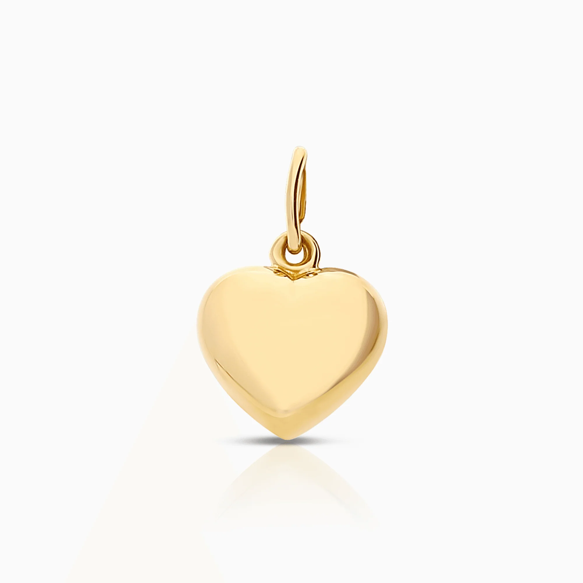 Heart pendant 0.33g 18K gold