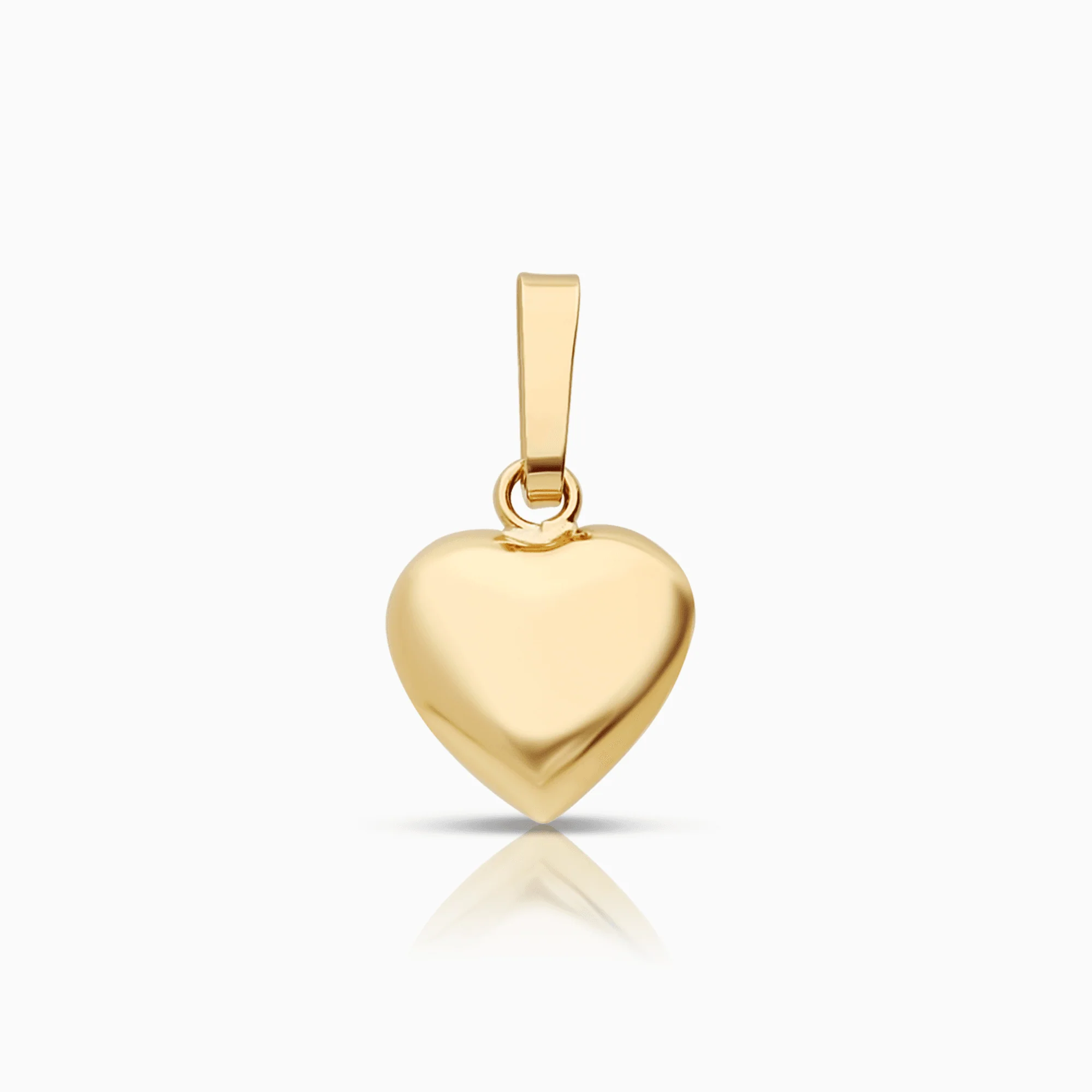 Heart pendant 0.34g 18K gold