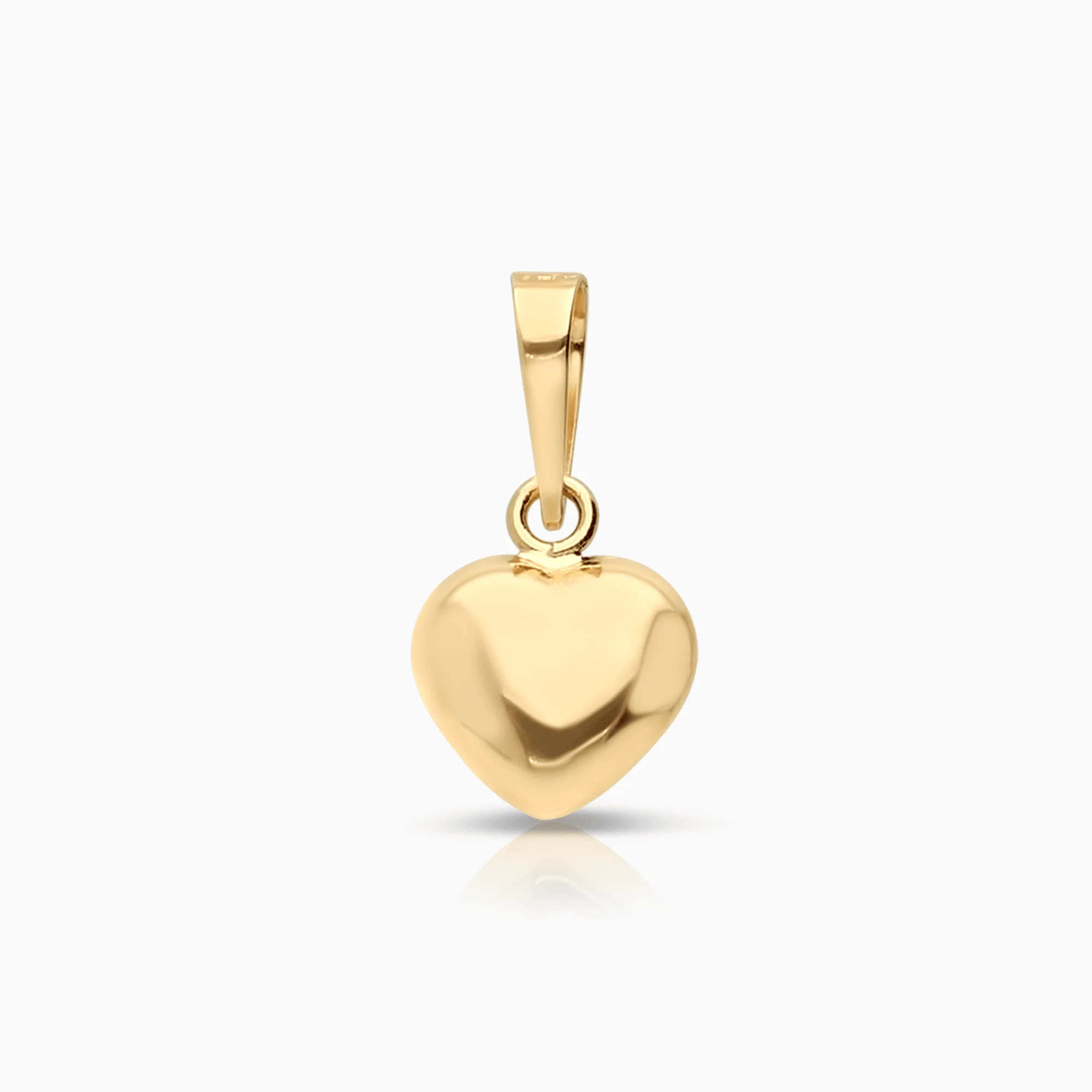 Heart pendant 0.34g 18K gold