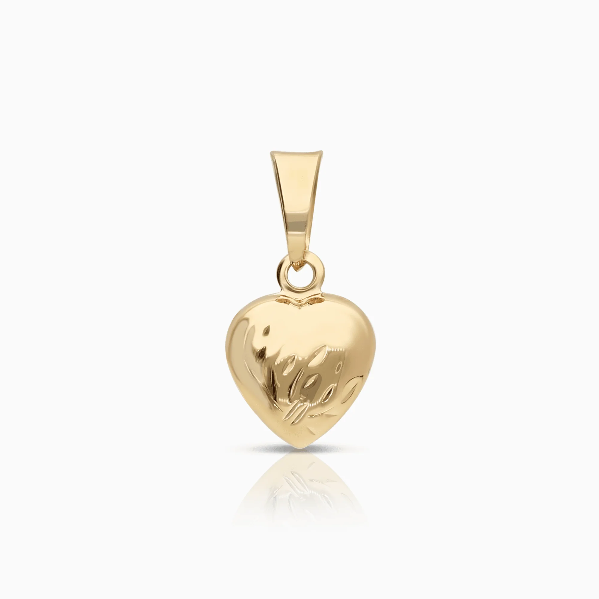 Heart pendant 0.34g 18K gold