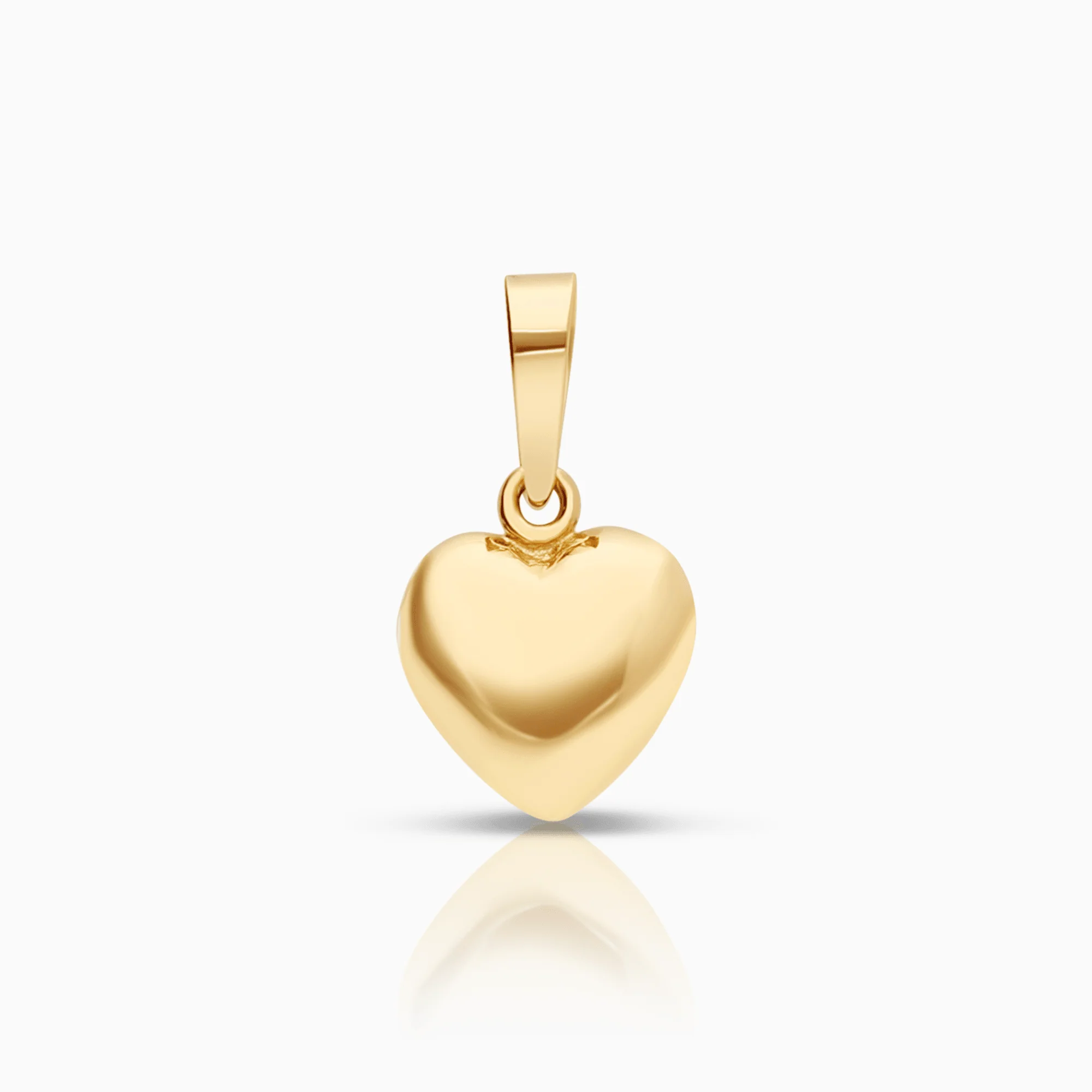 Heart pendant 0.36g 18K gold