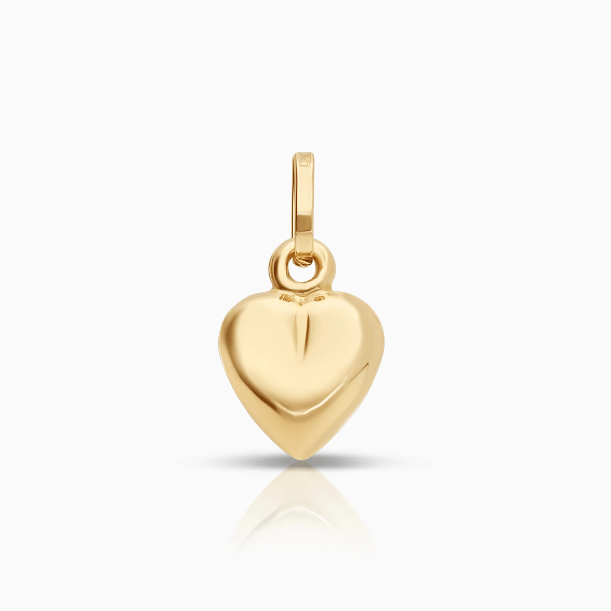 Heart pendant 0.38g 18K gold