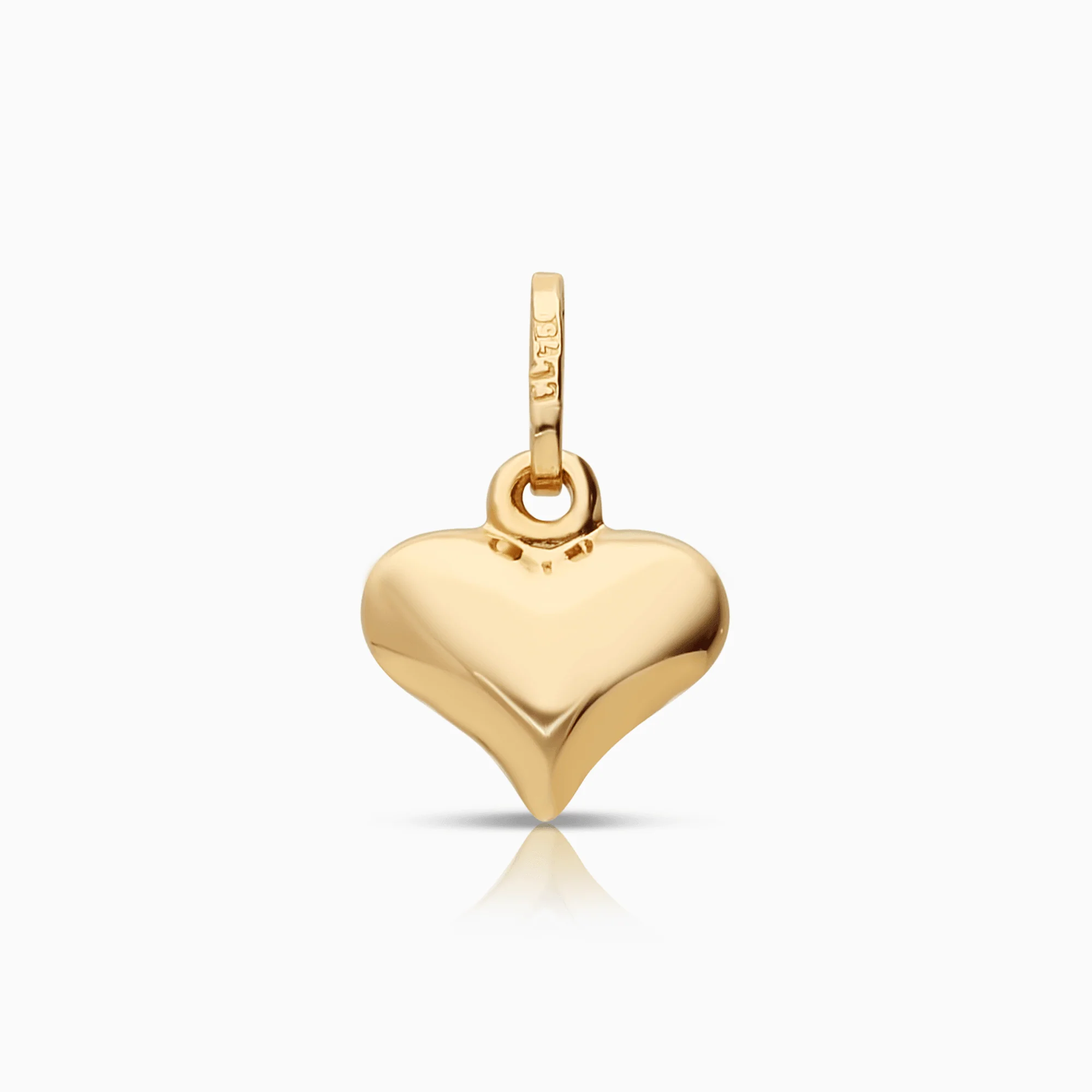 Heart pendant 0.40g 18K gold