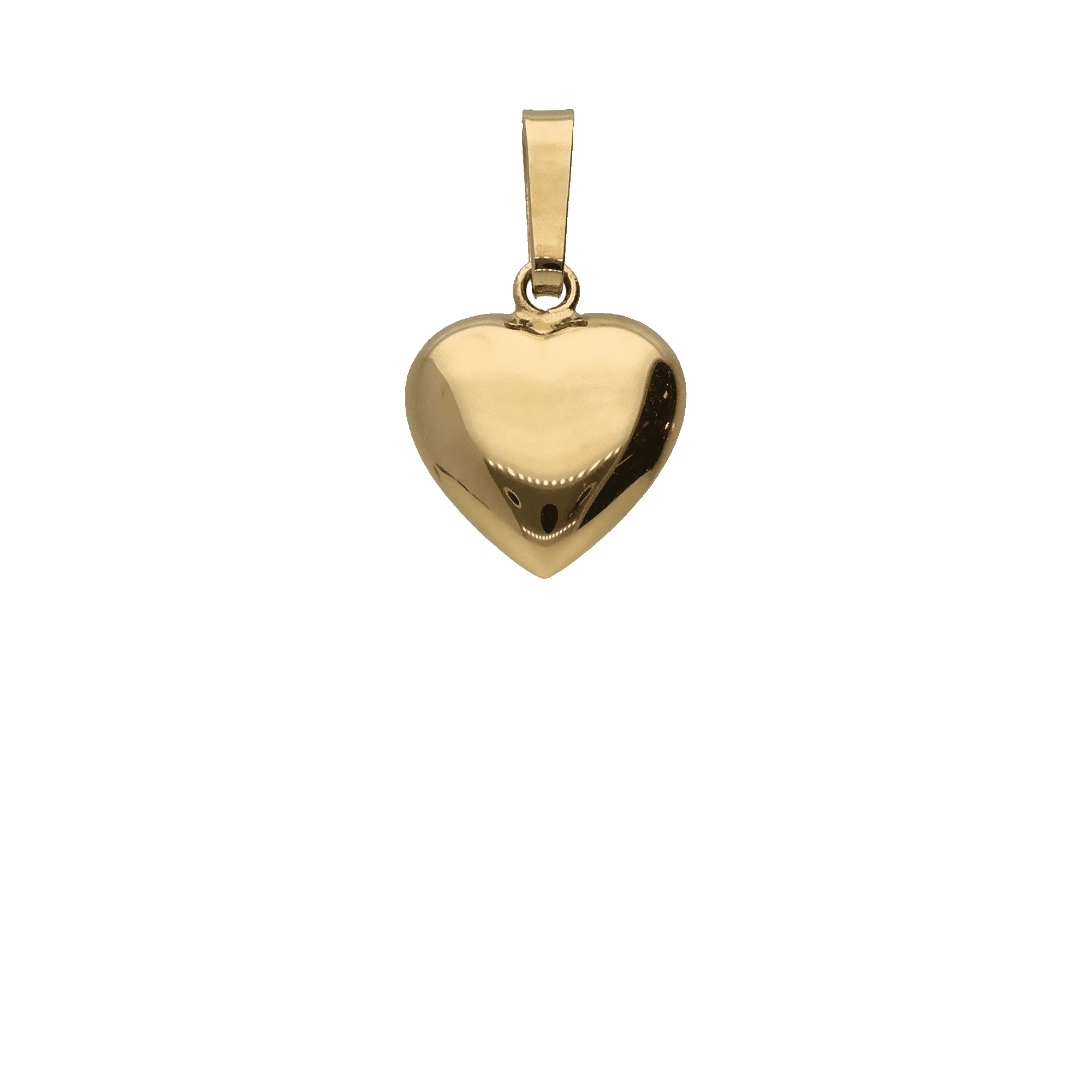 Heart pendant 0.40g 18K gold - Image 2