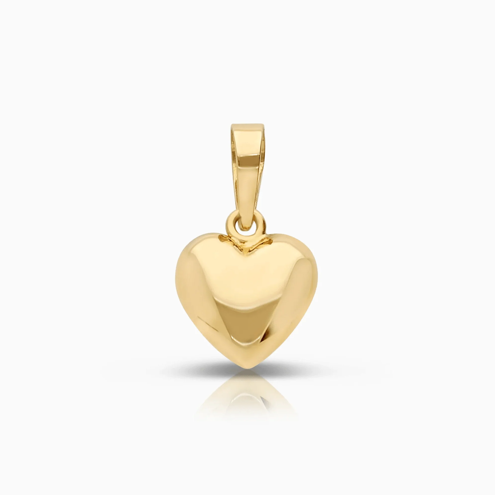 Heart pendant 0.41g 18K gold
