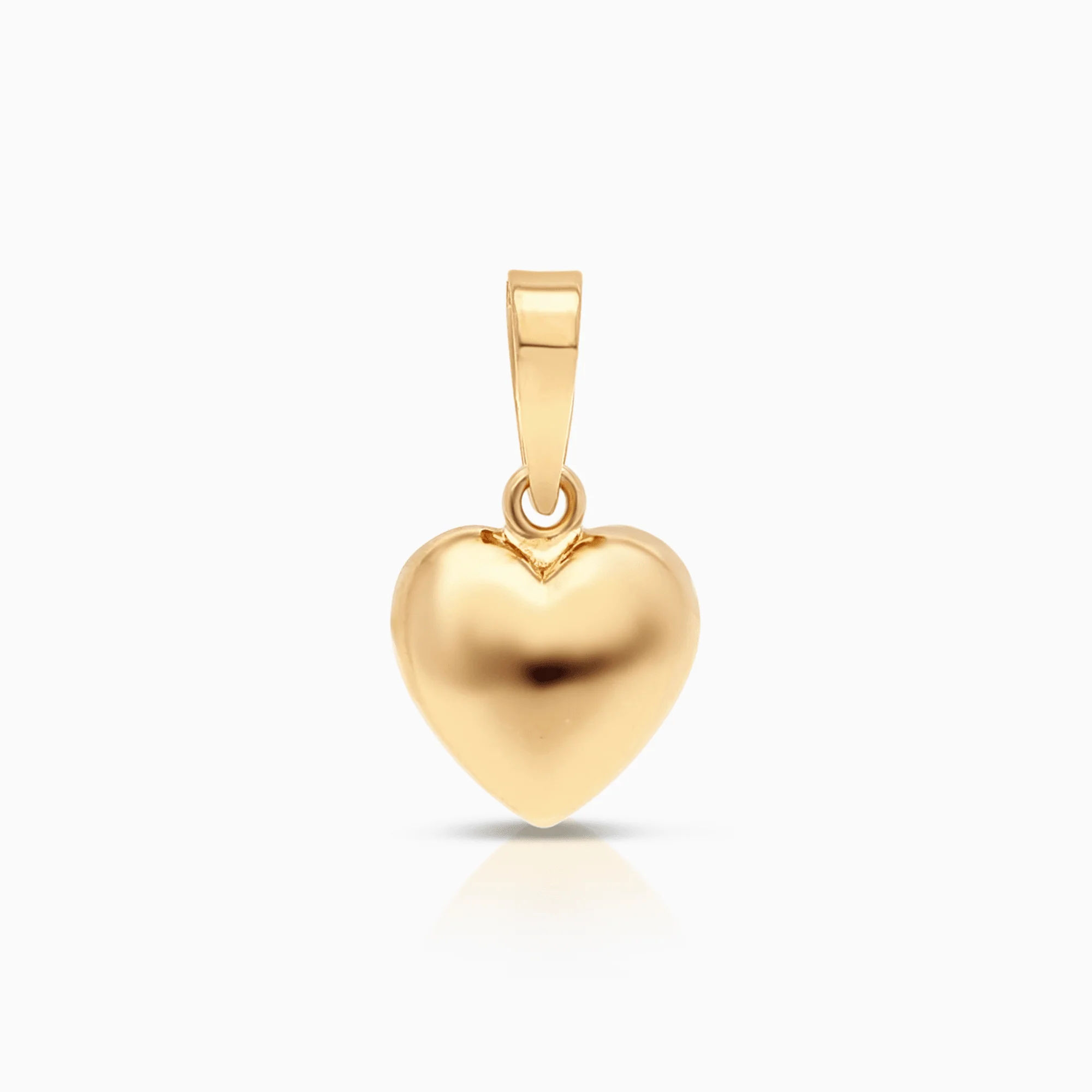 Pendant heart 0.42g 18K gold
