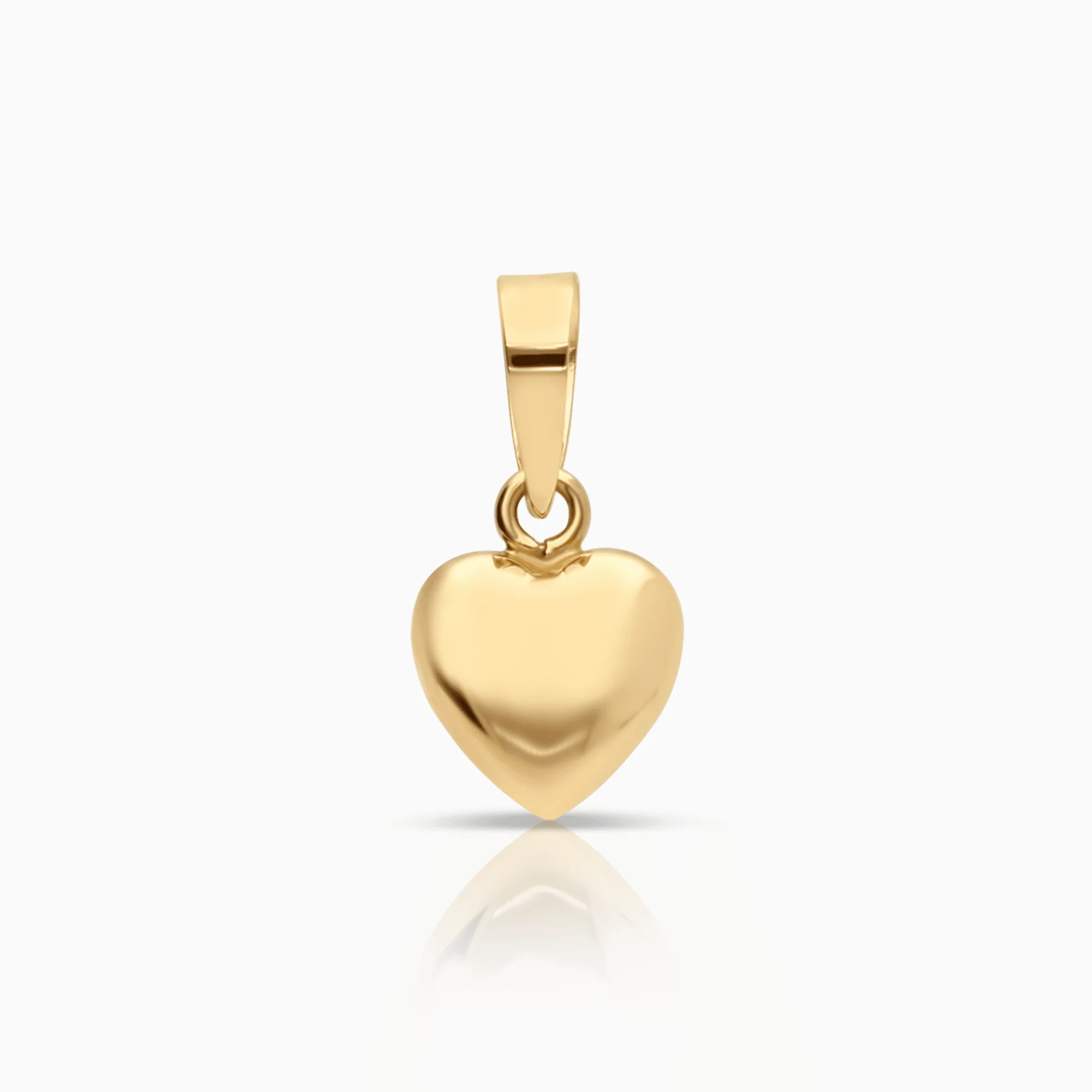 Pendant heart 0.45g 18K gold