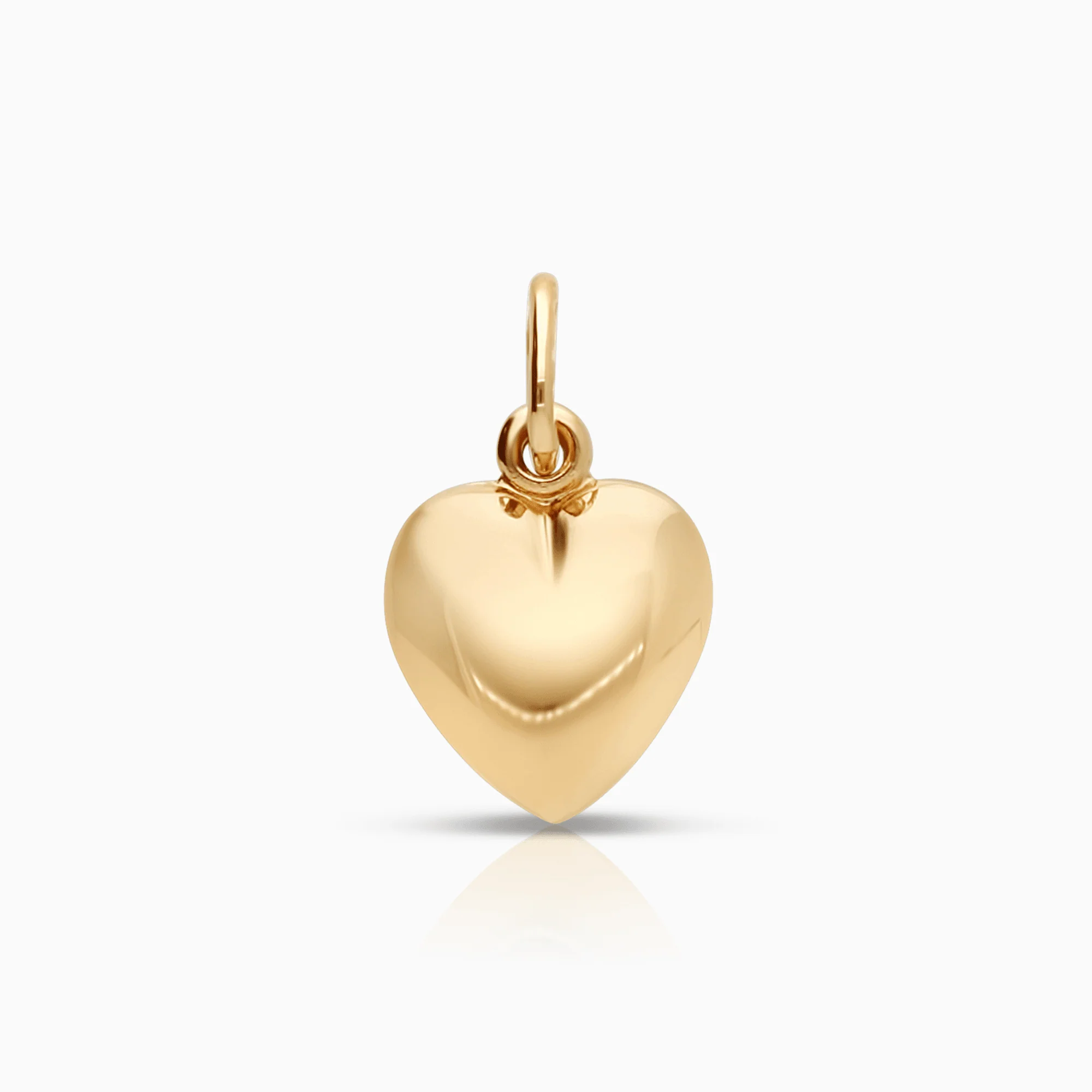 Pendant heart 0.45g 18K gold