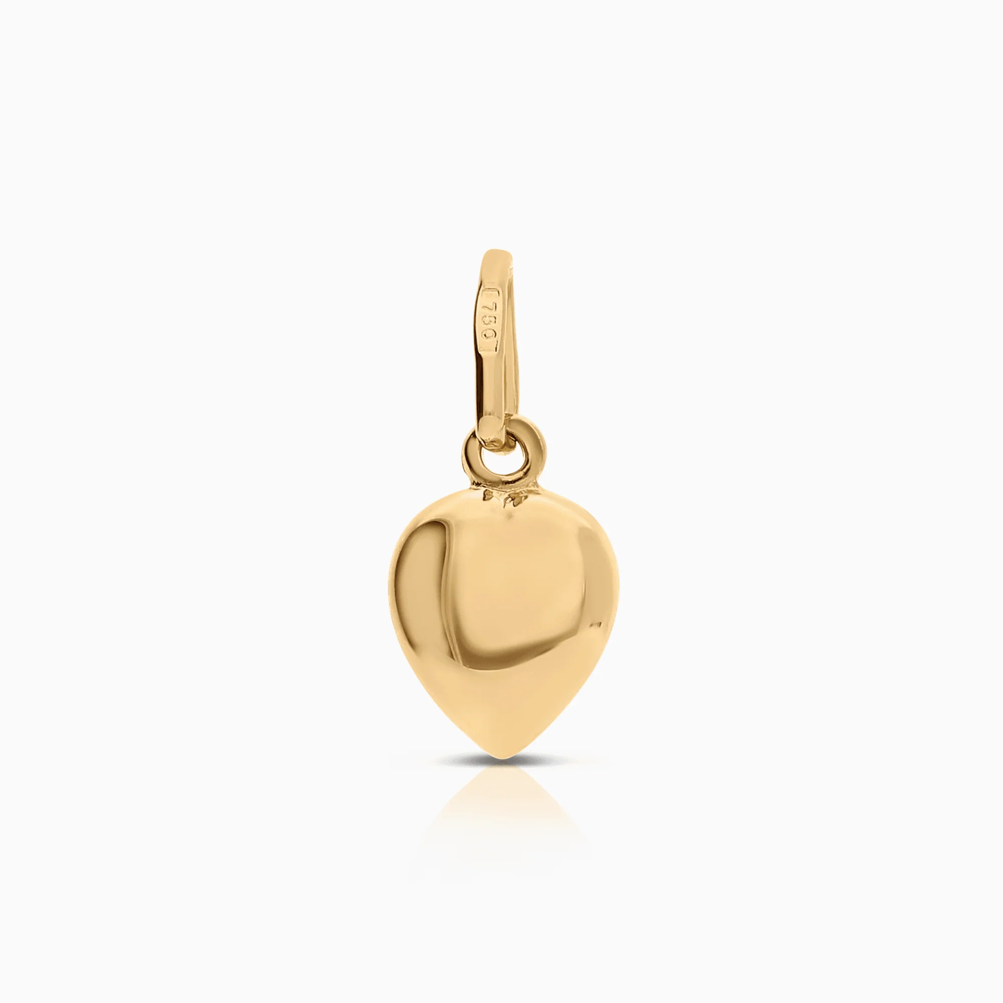 Heart pendant 0.46g 18K gold