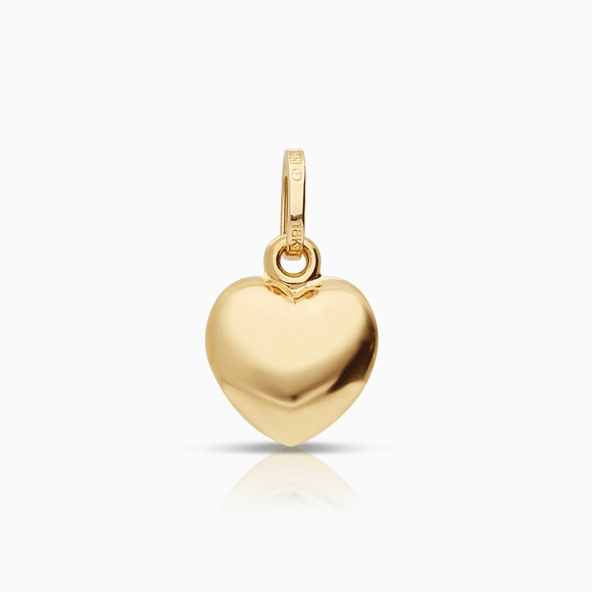 Heart pendant 0.50g 18K gold
