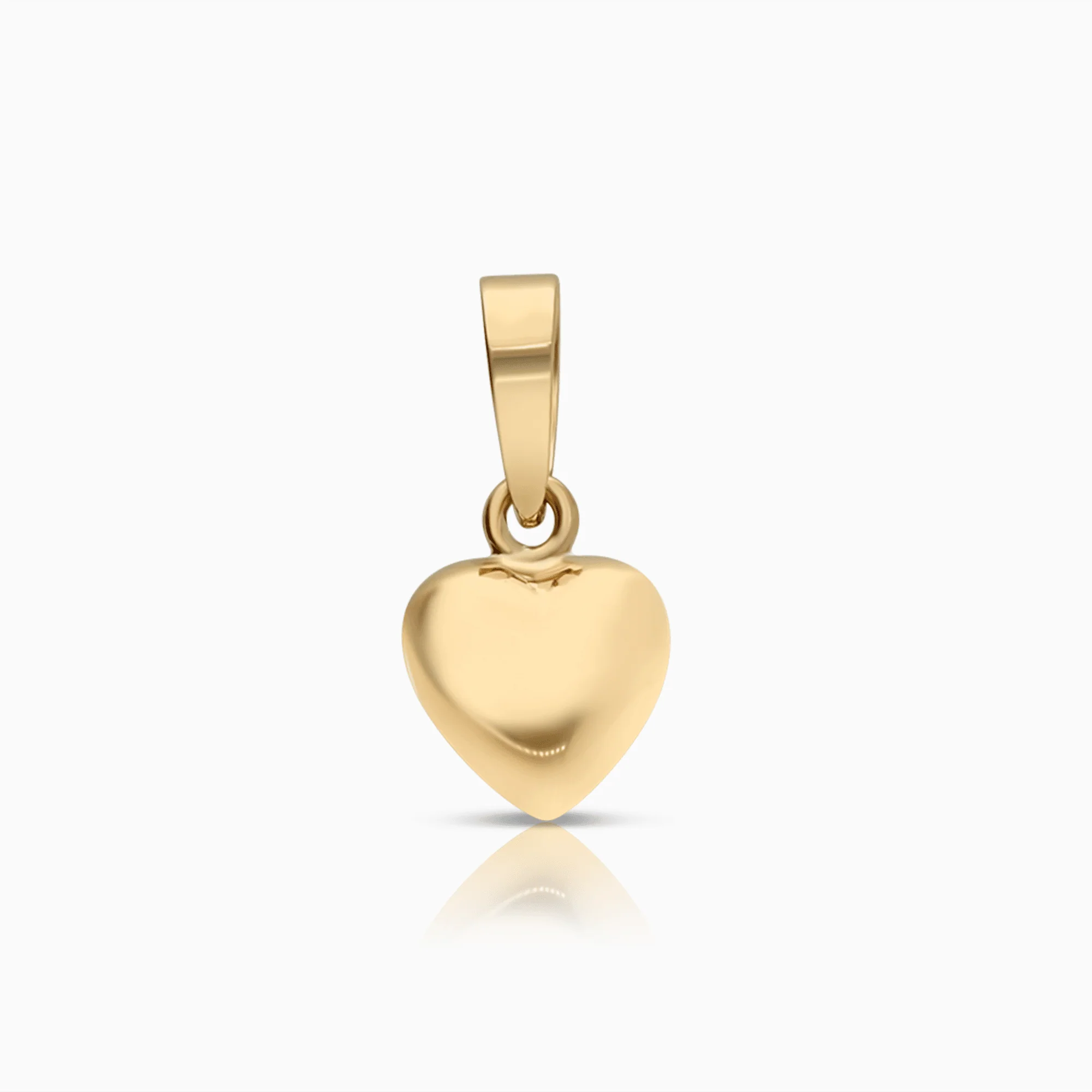 Heart pendant 0.50g 18K gold