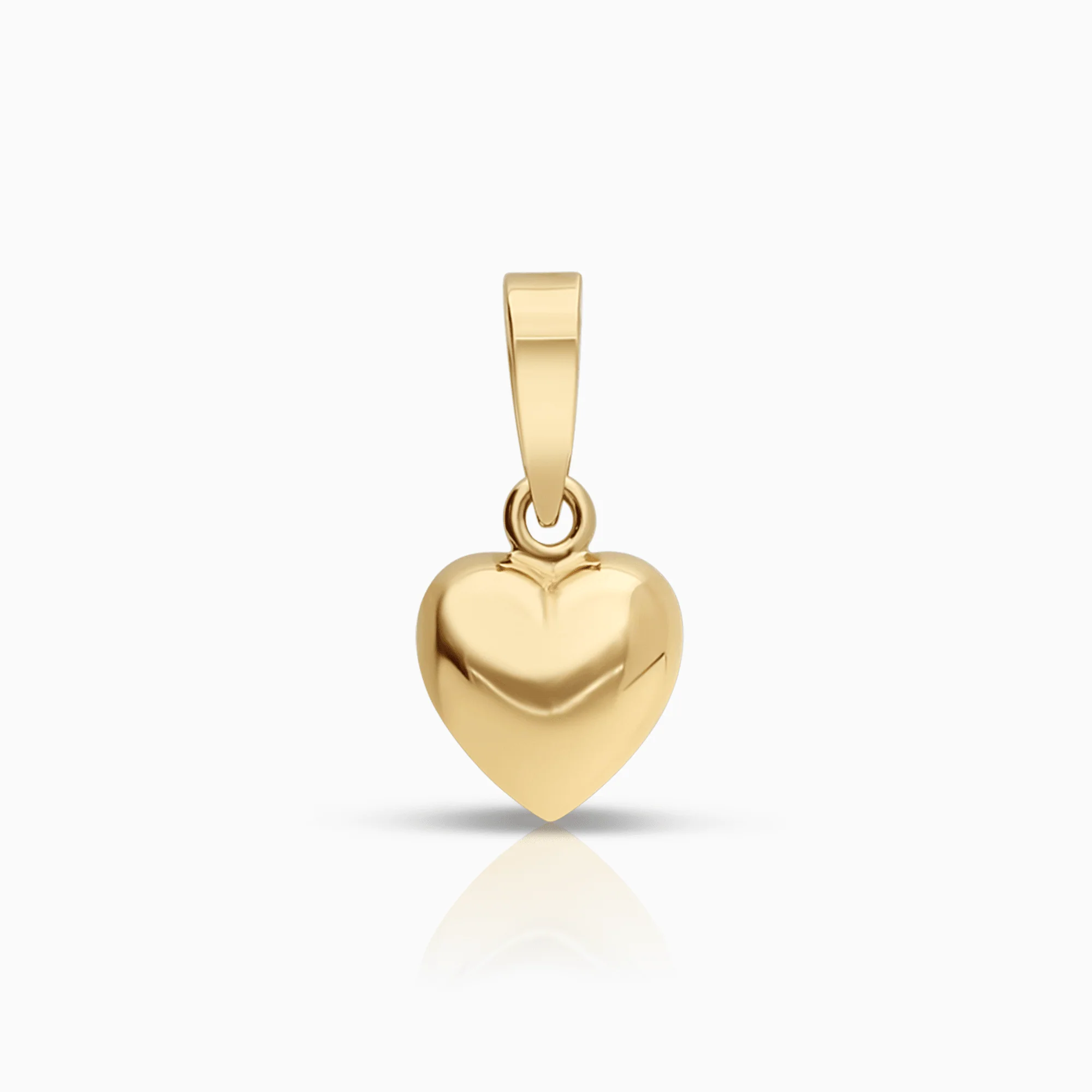Heart pendant 0.50g 18K gold