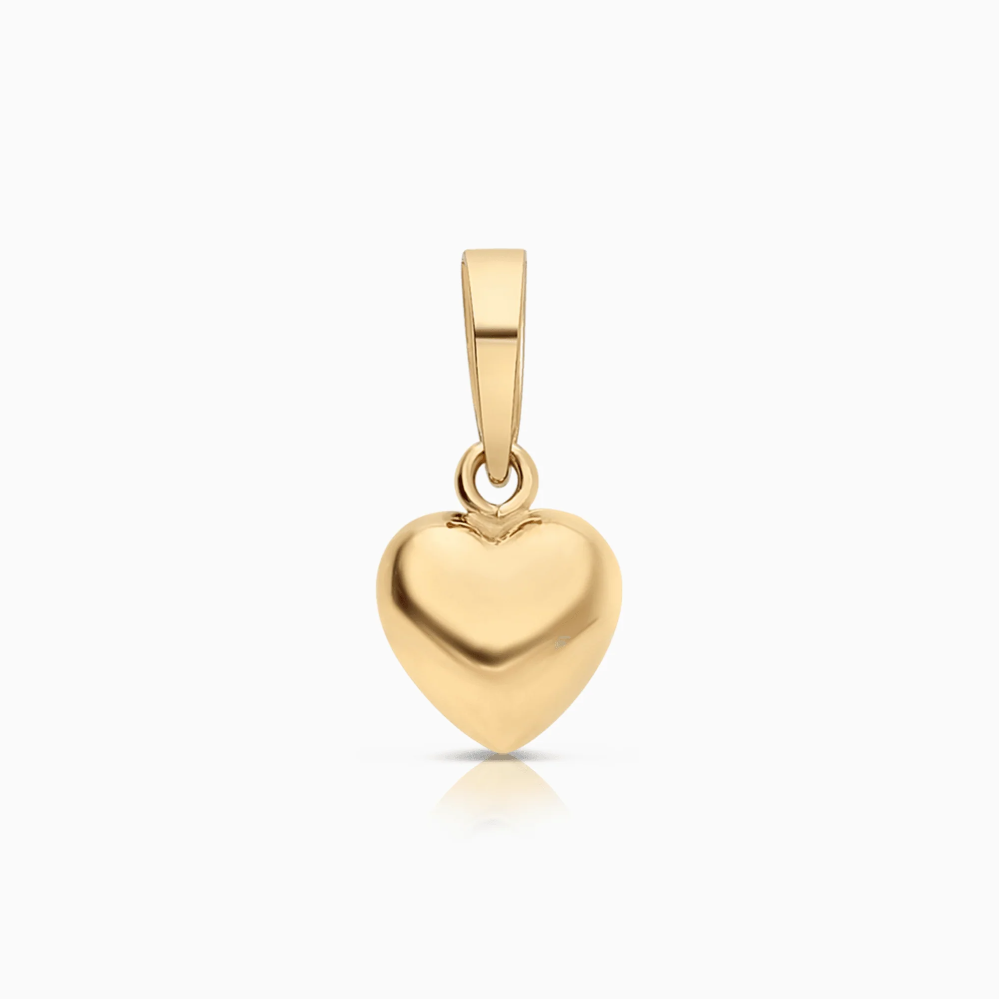 Heart pendant 0.51g 18K gold