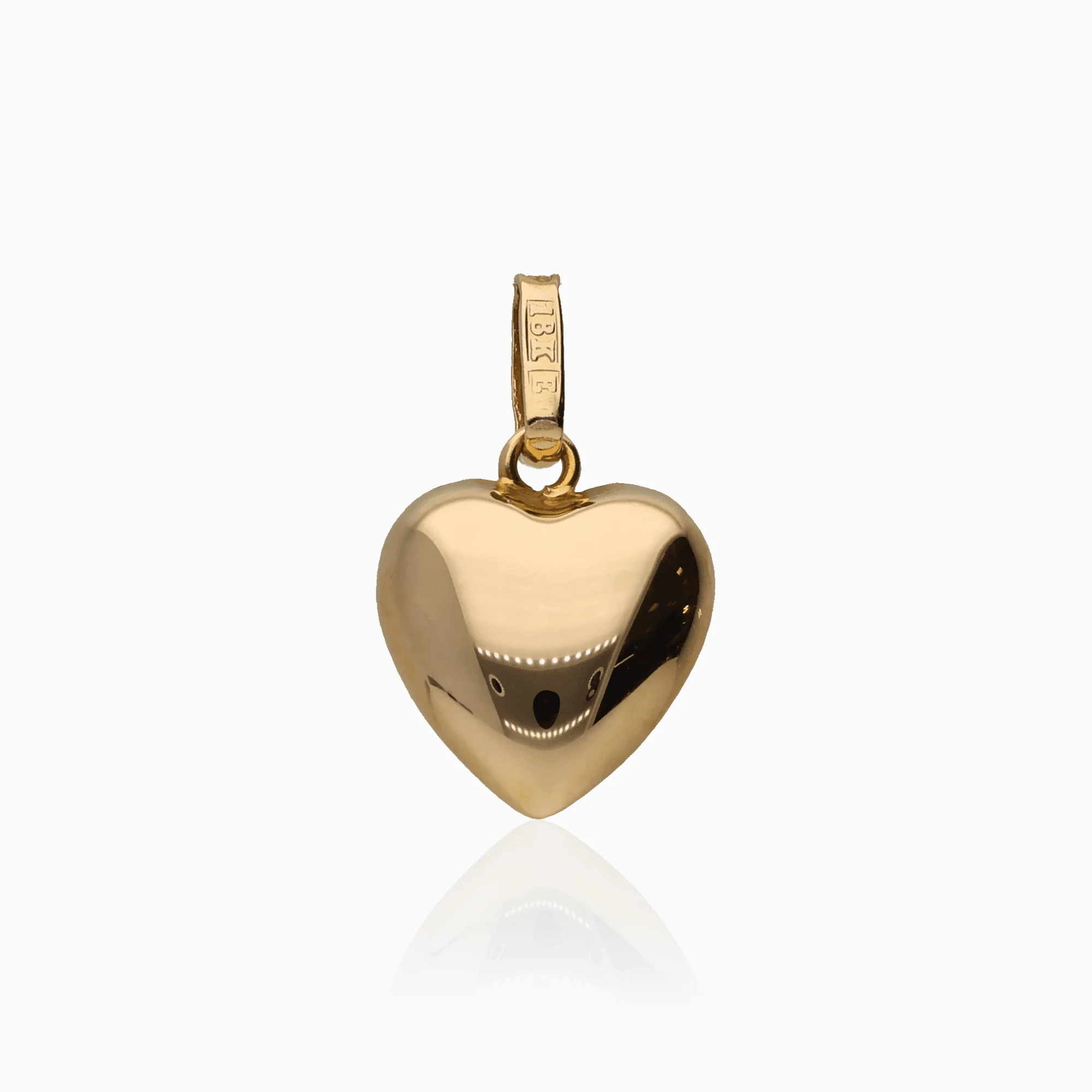 Heart pendant 0.56g 18K gold