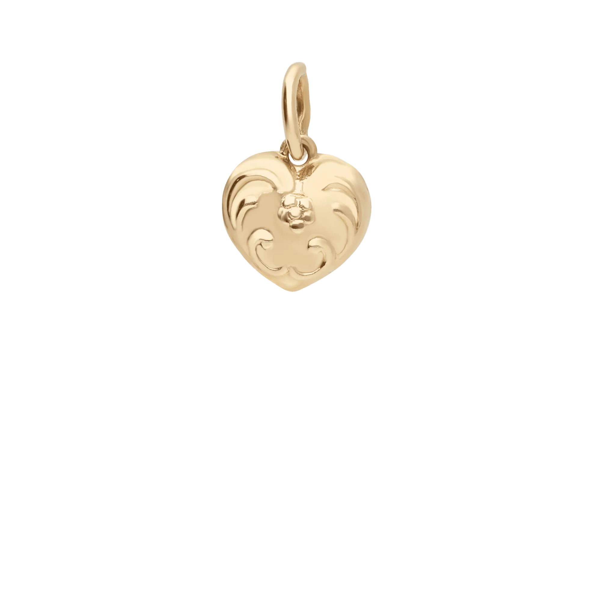 Pendant heart 0.58g 18K gold - Image 2