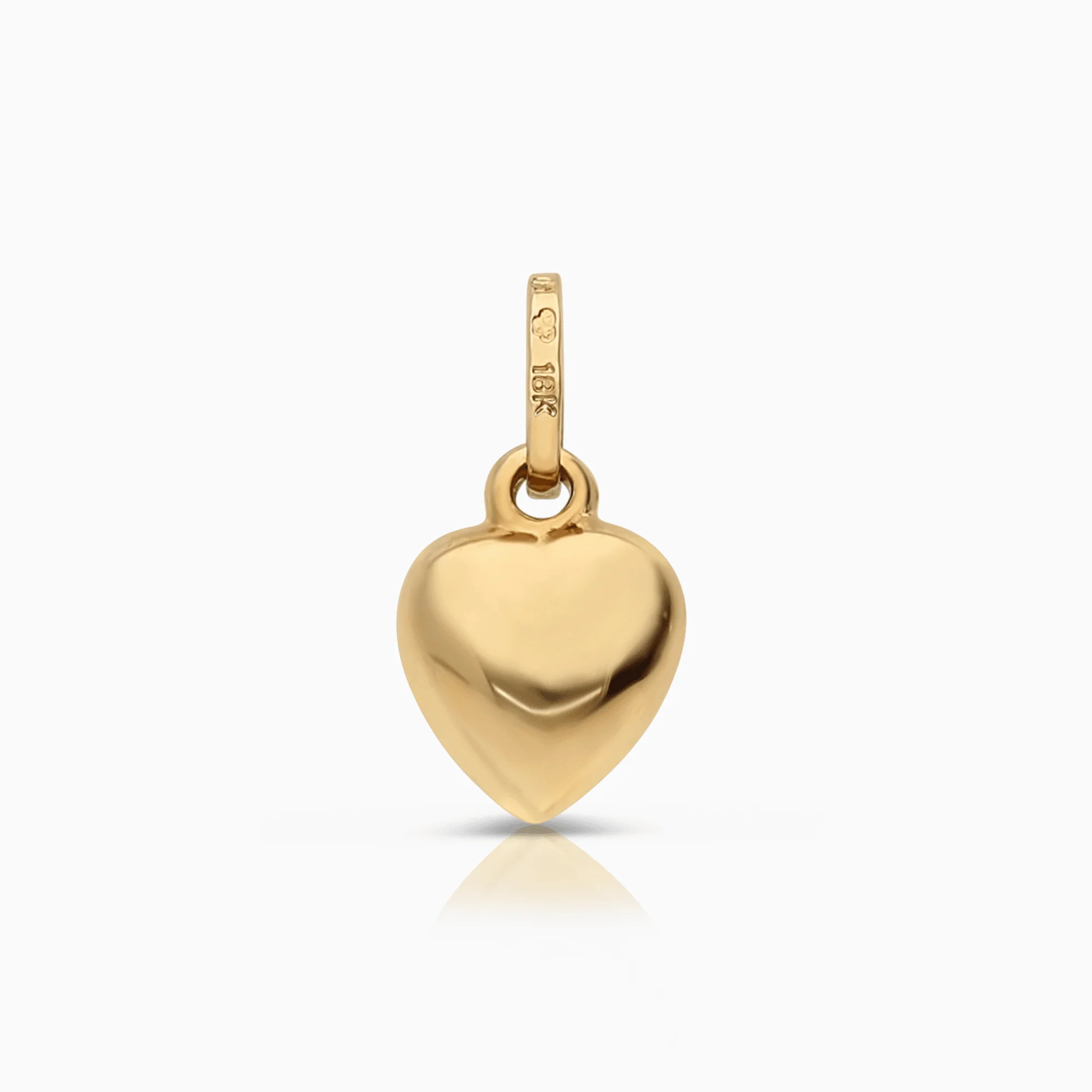 Heart pendant 0.60g 18K gold
