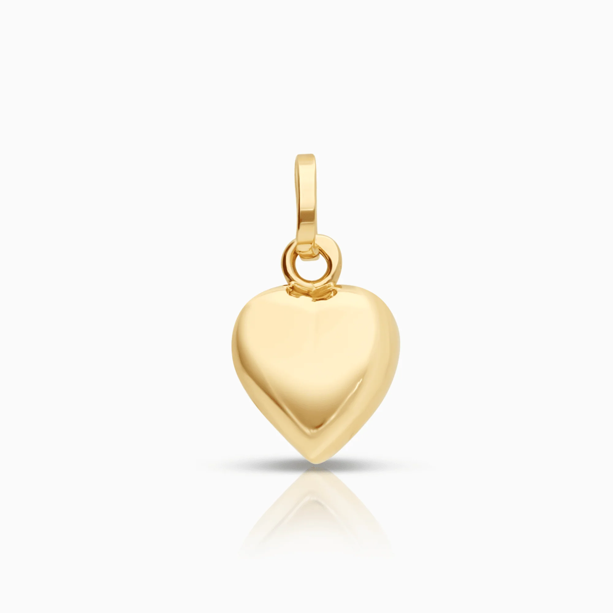 Heart pendant 0.60g 18K gold