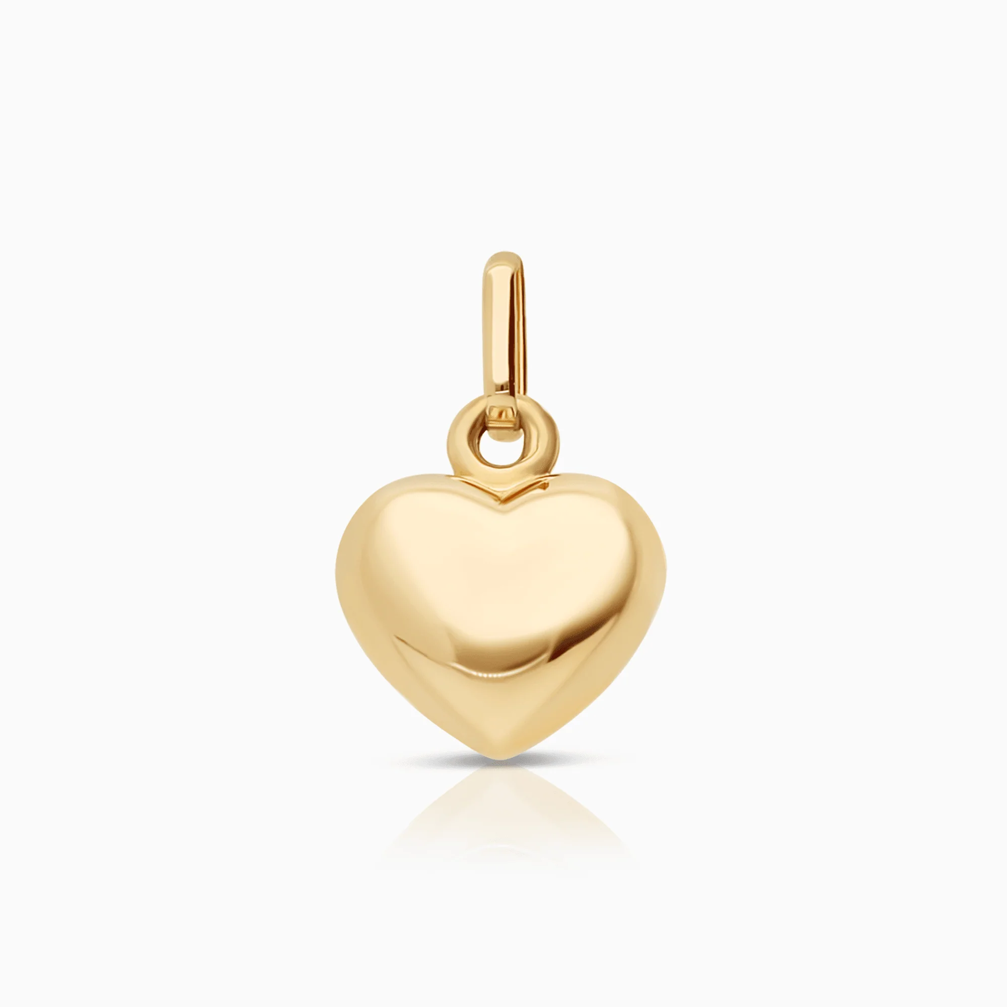 Heart pendant 0.60g 18K gold