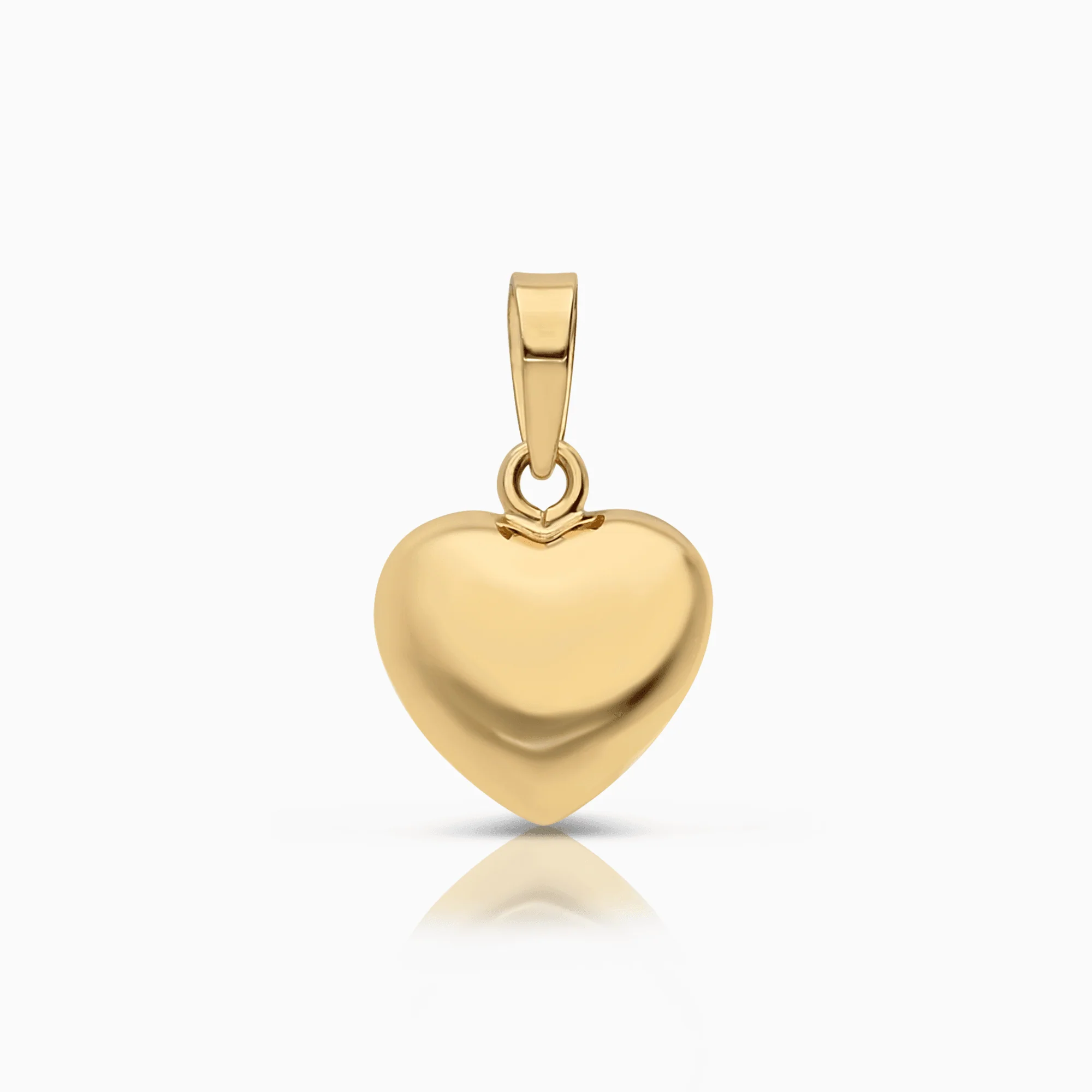 Heart pendant 0.61g 18K gold