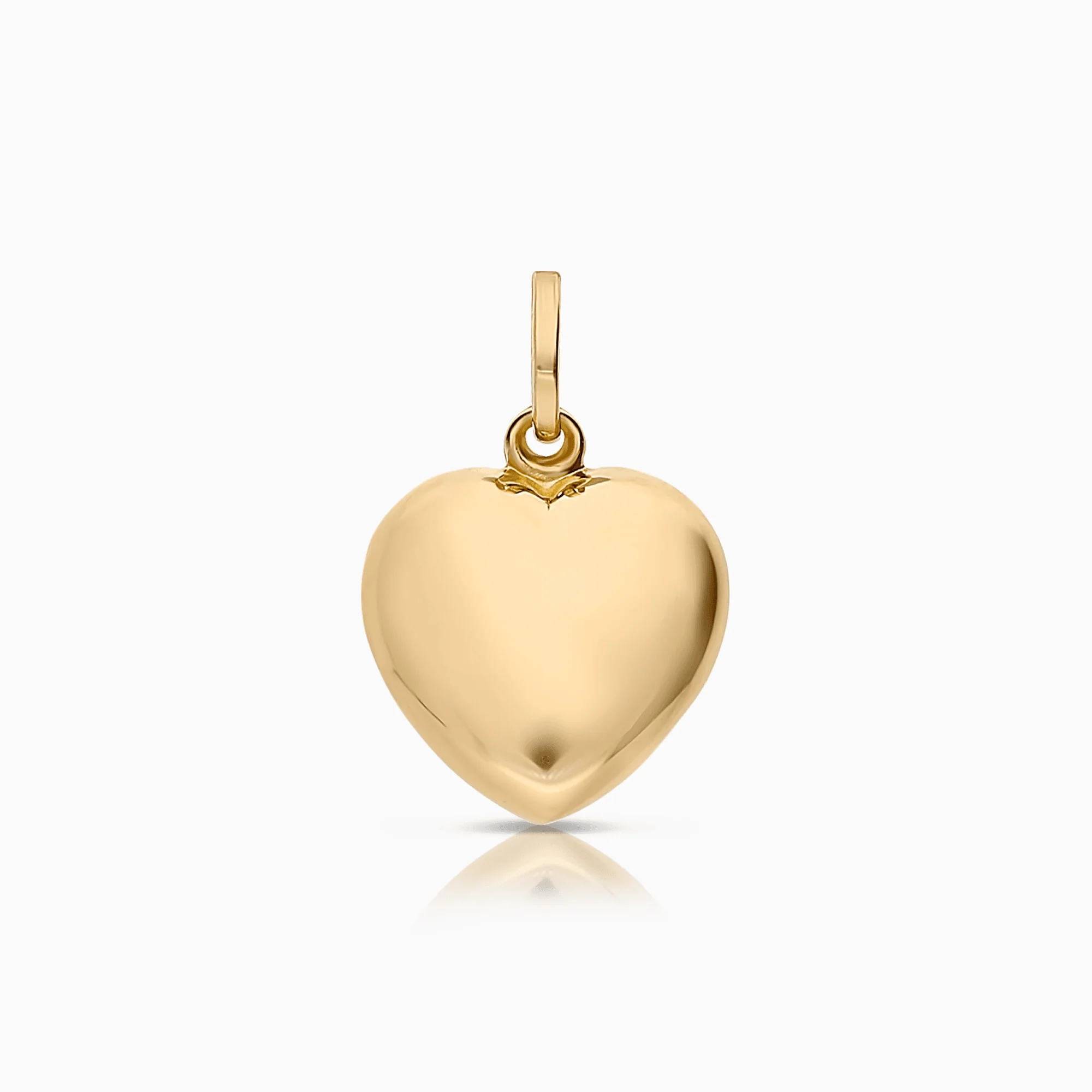 Heart pendant 0.61g 18K gold